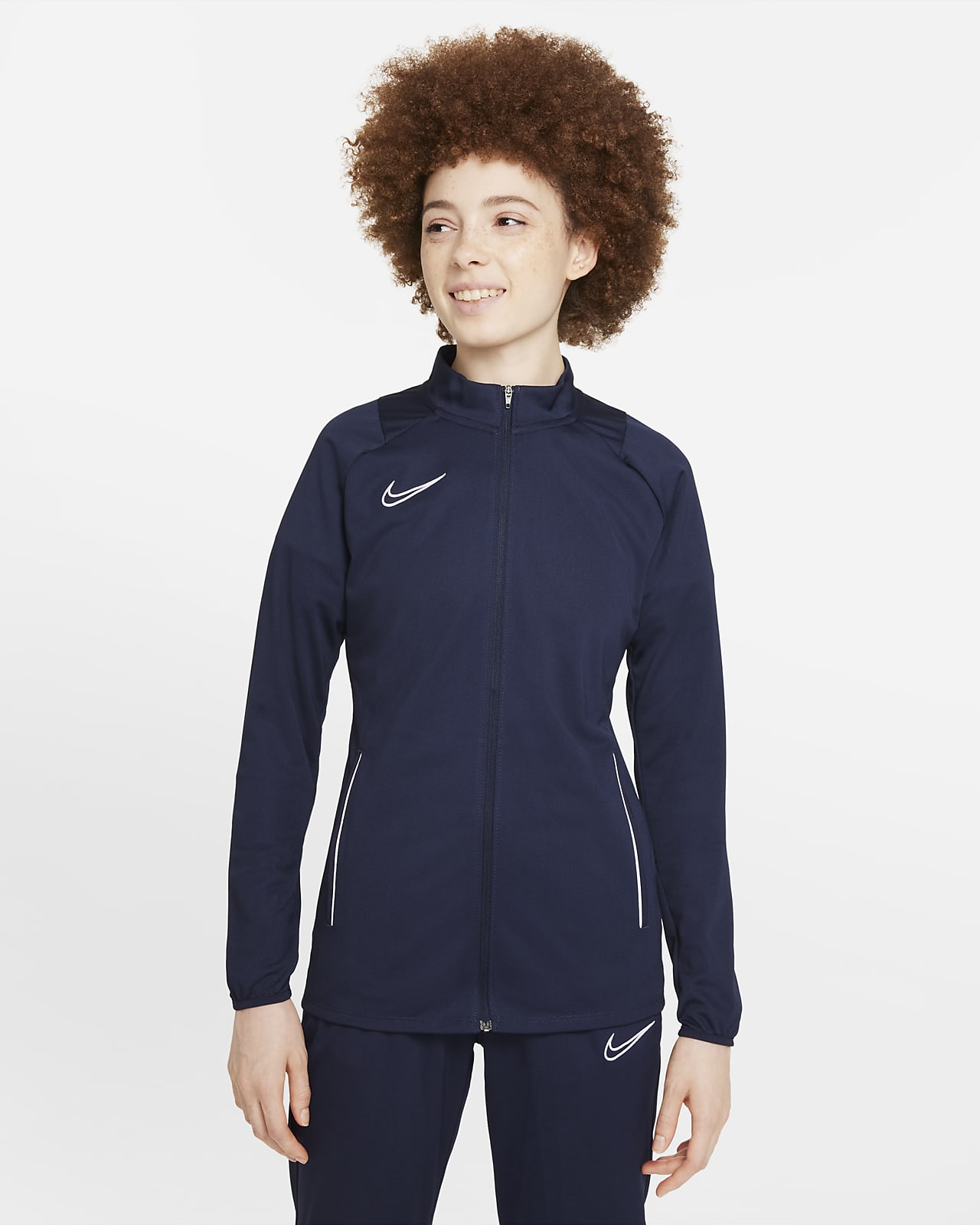 blue nike dri fit tracksuit