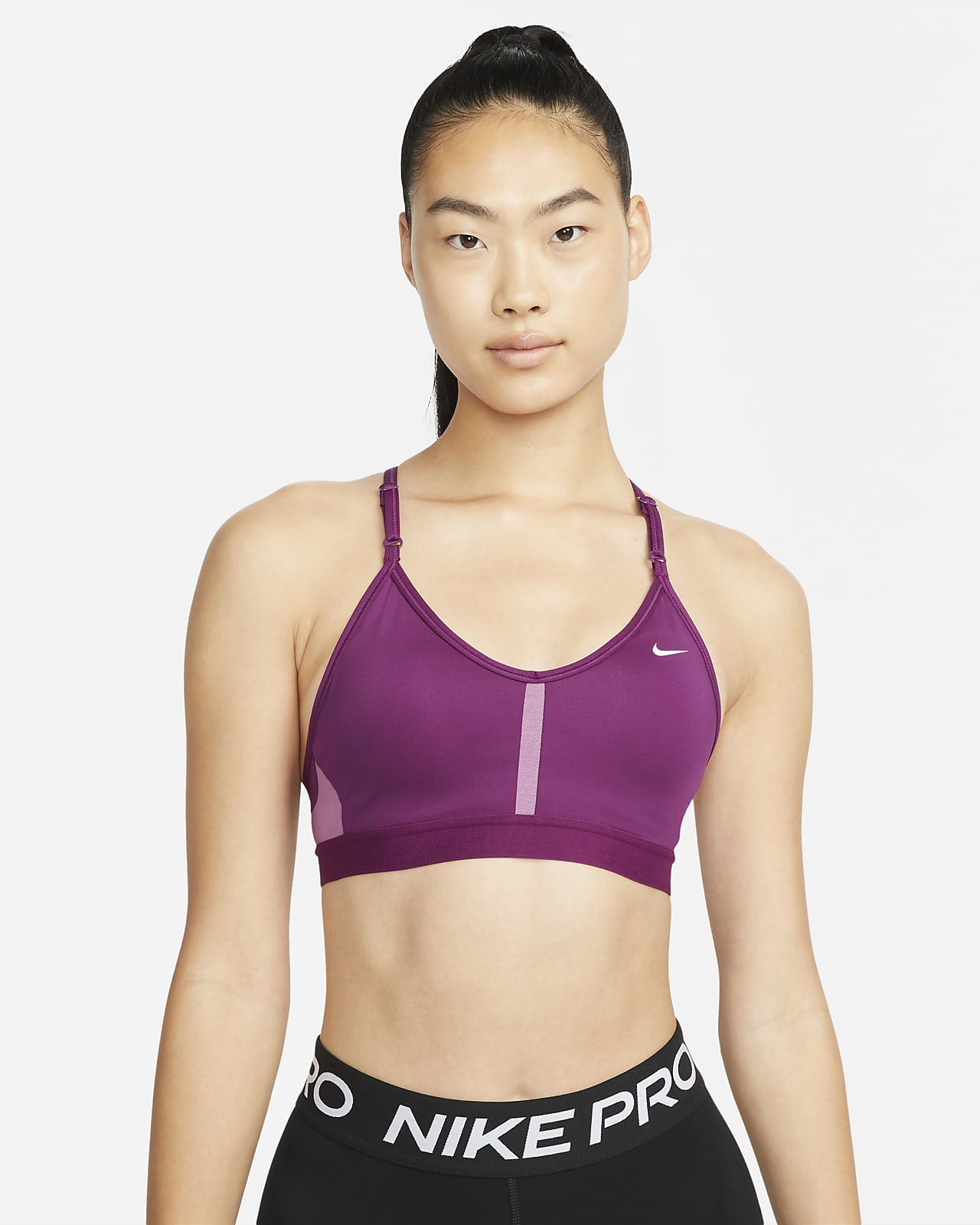 Nike Indy Women S Light Support Padded V Neck Sports Bra Nike Gb