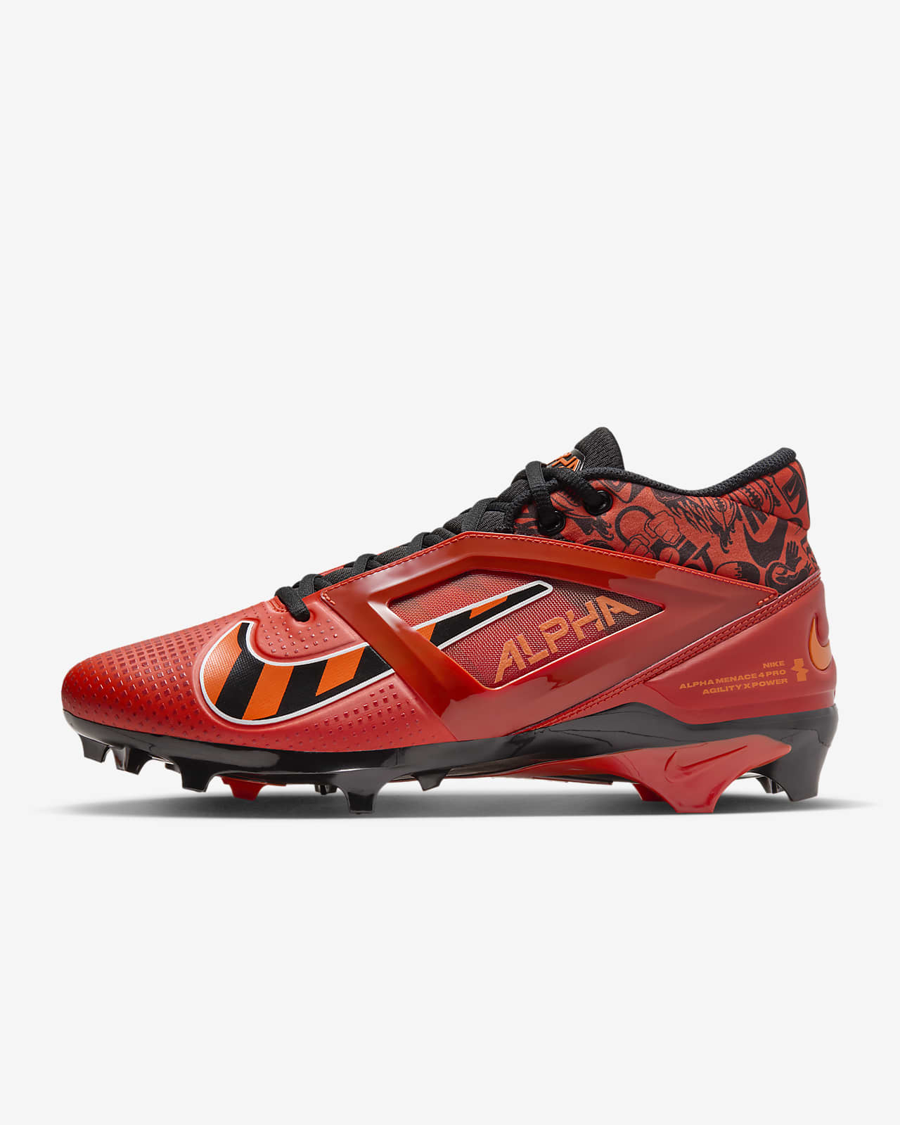 Calzado de fútbol americano Nike Alpha Menace Pro 4 NRG