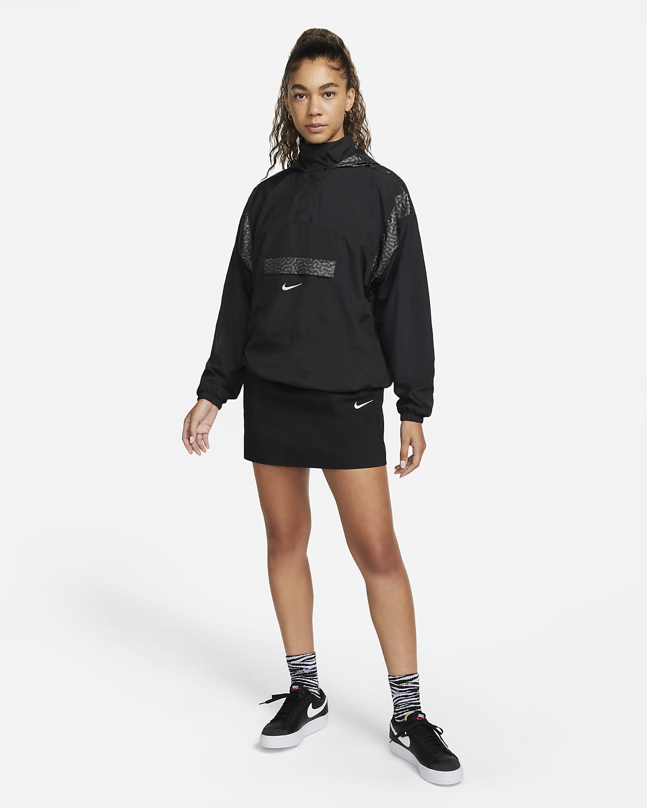 Nike Sportswear Sport Shine Women's 1/4-Zip Woven Jacket. Nike VN