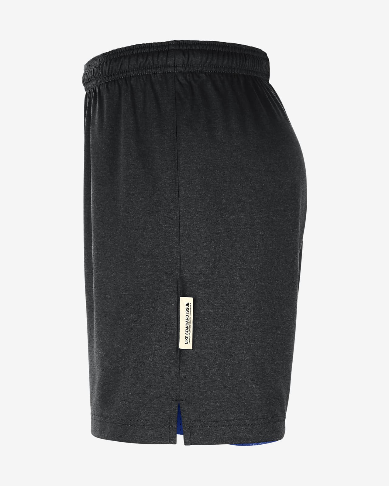 nike standard logo shorts grey