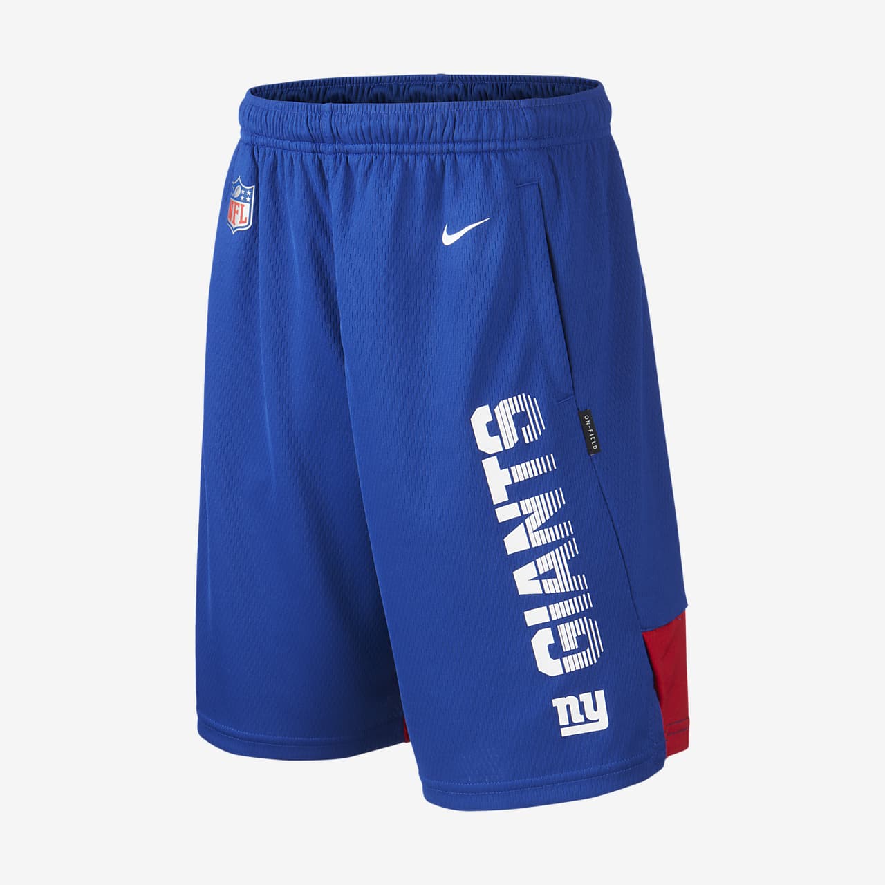 NFL Giants) Older Kids' Shorts. Nike NL