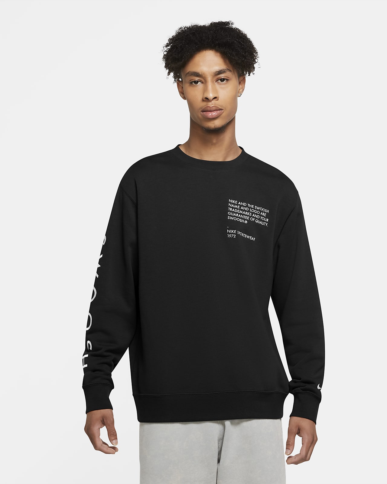 nike sportswear swoosh crew bb
