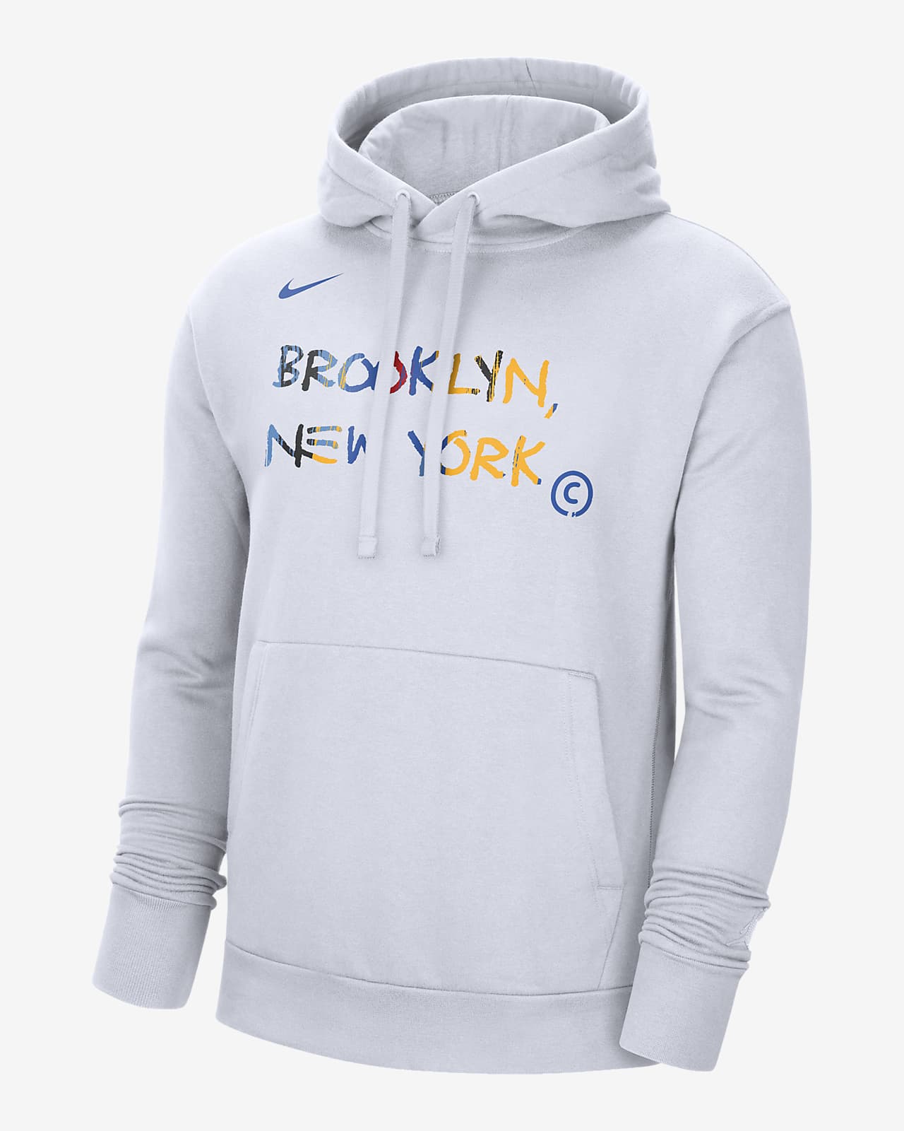 mareado recurso renovable Arrestar Sudadera con gorro sin cierre de tejido Fleece Nike de la NBA para hombre  Brooklyn Nets City Edition. Nike.com