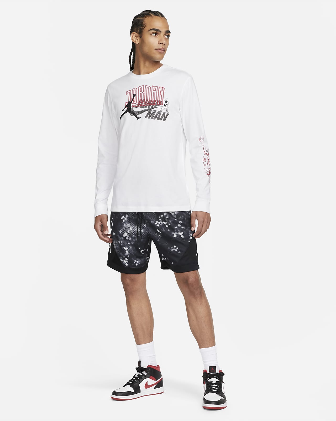 jordan classic crew t shirt