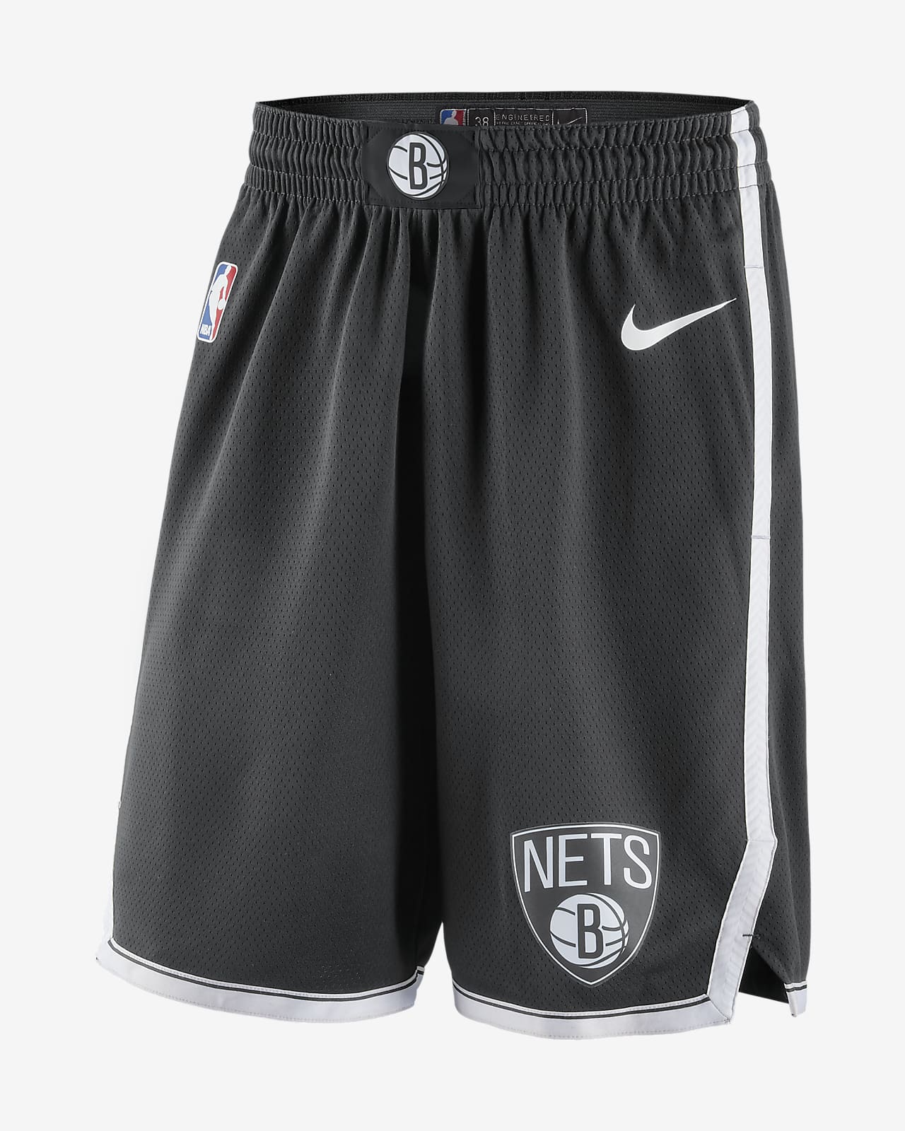 Shorts de la NBA para hombre Nike Brooklyn Nets Icon Edition Swingman. Nike .com
