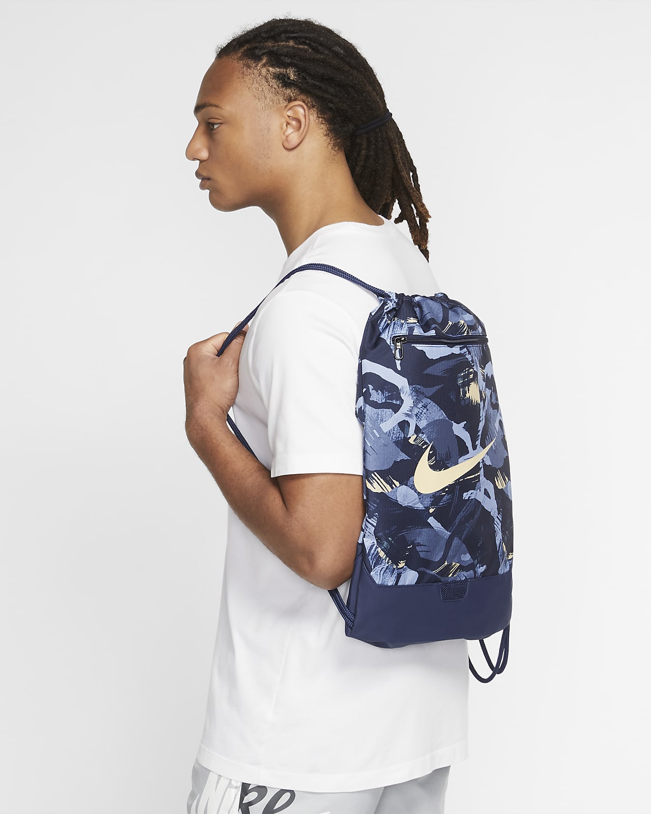 Nike Brasilia Printed Drawstring Bag (18L). Nike JP