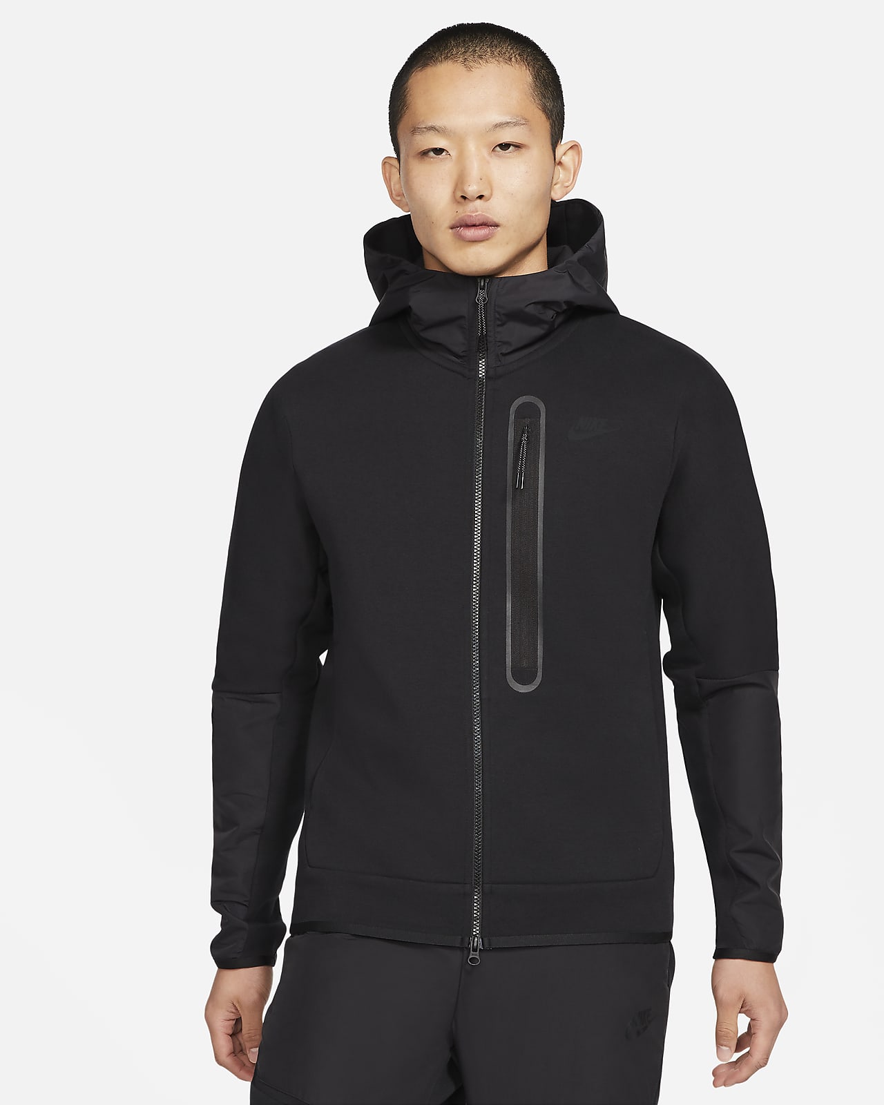 nike sportswear tech full zip hoodie