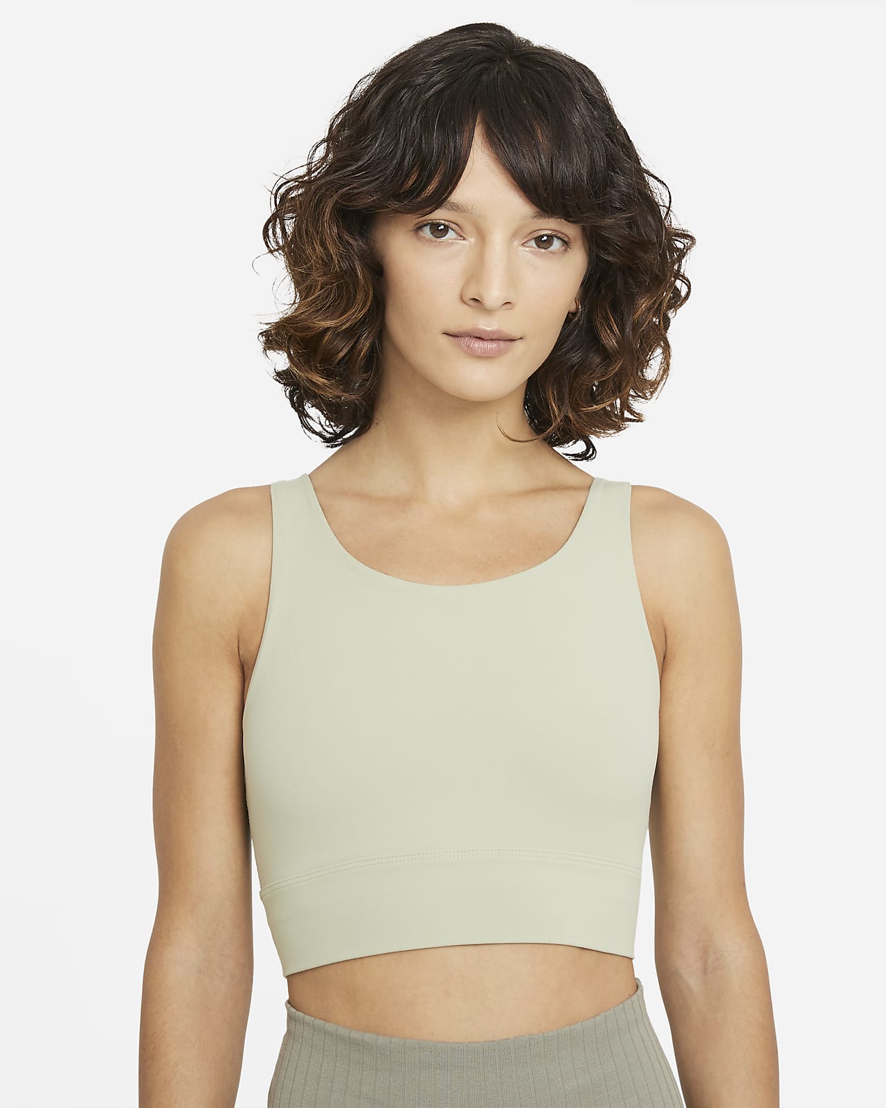nike yoga luxe crop top