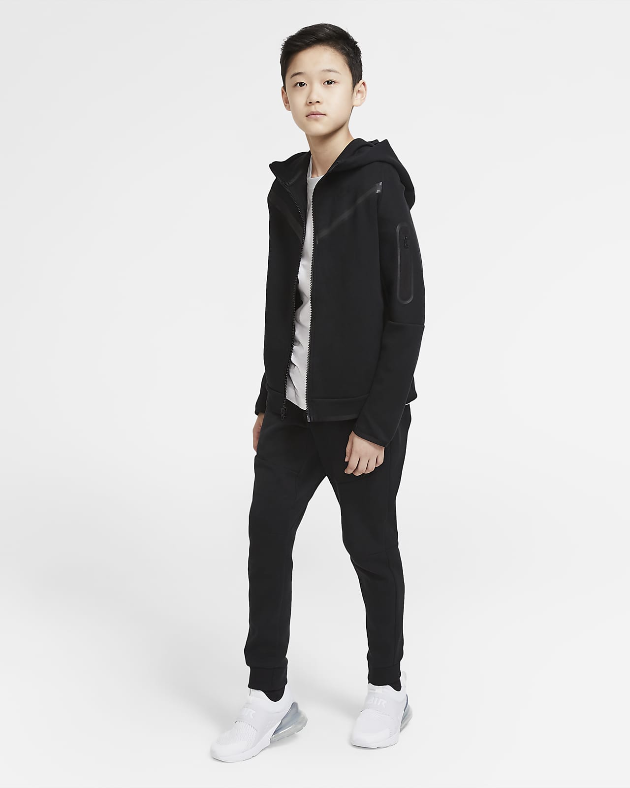 Nike Sportswear Junior Boys' Tech Fleece Pants Black / Black