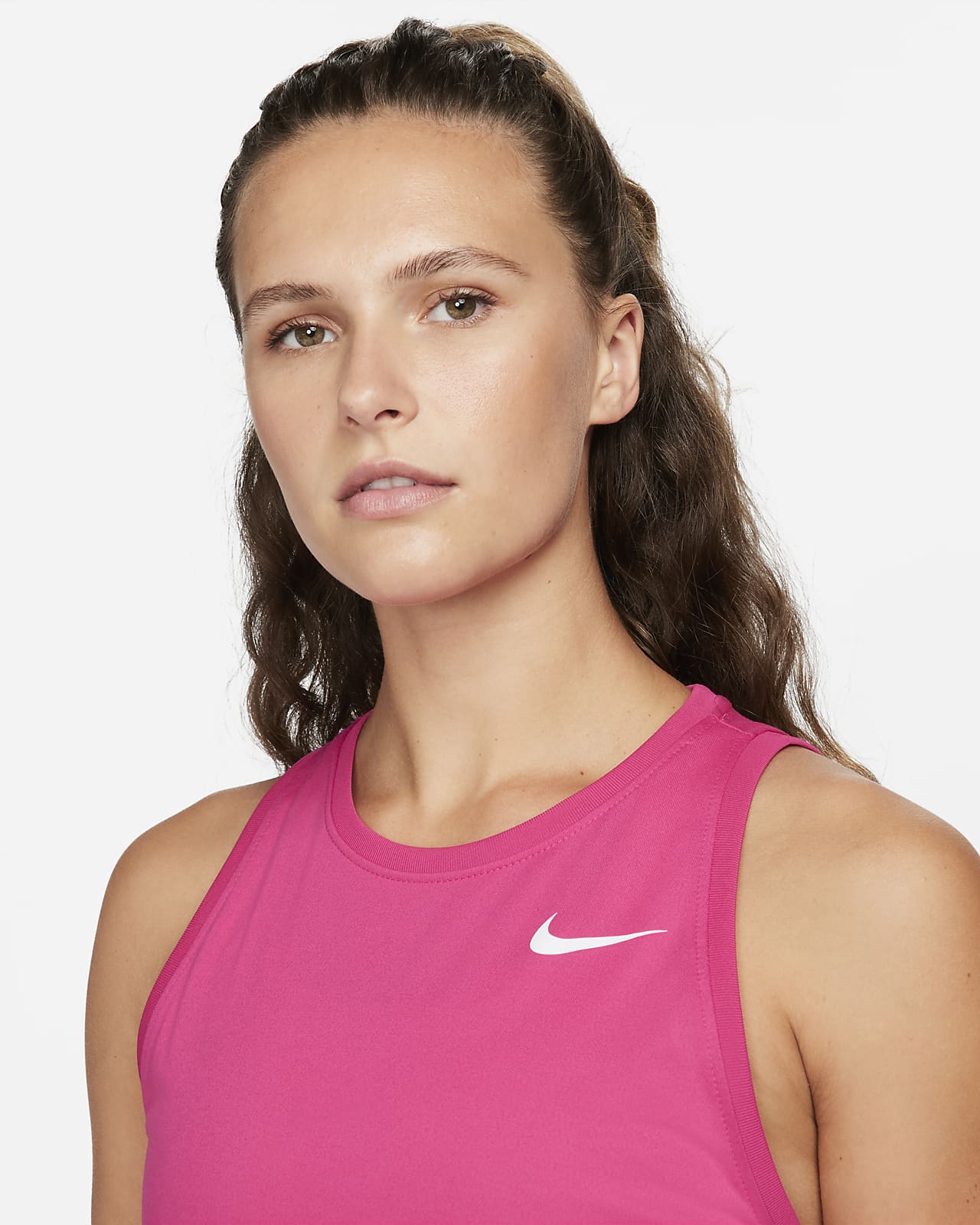 Nike Women's Dri-Fit Tank, Pink, Size XS
