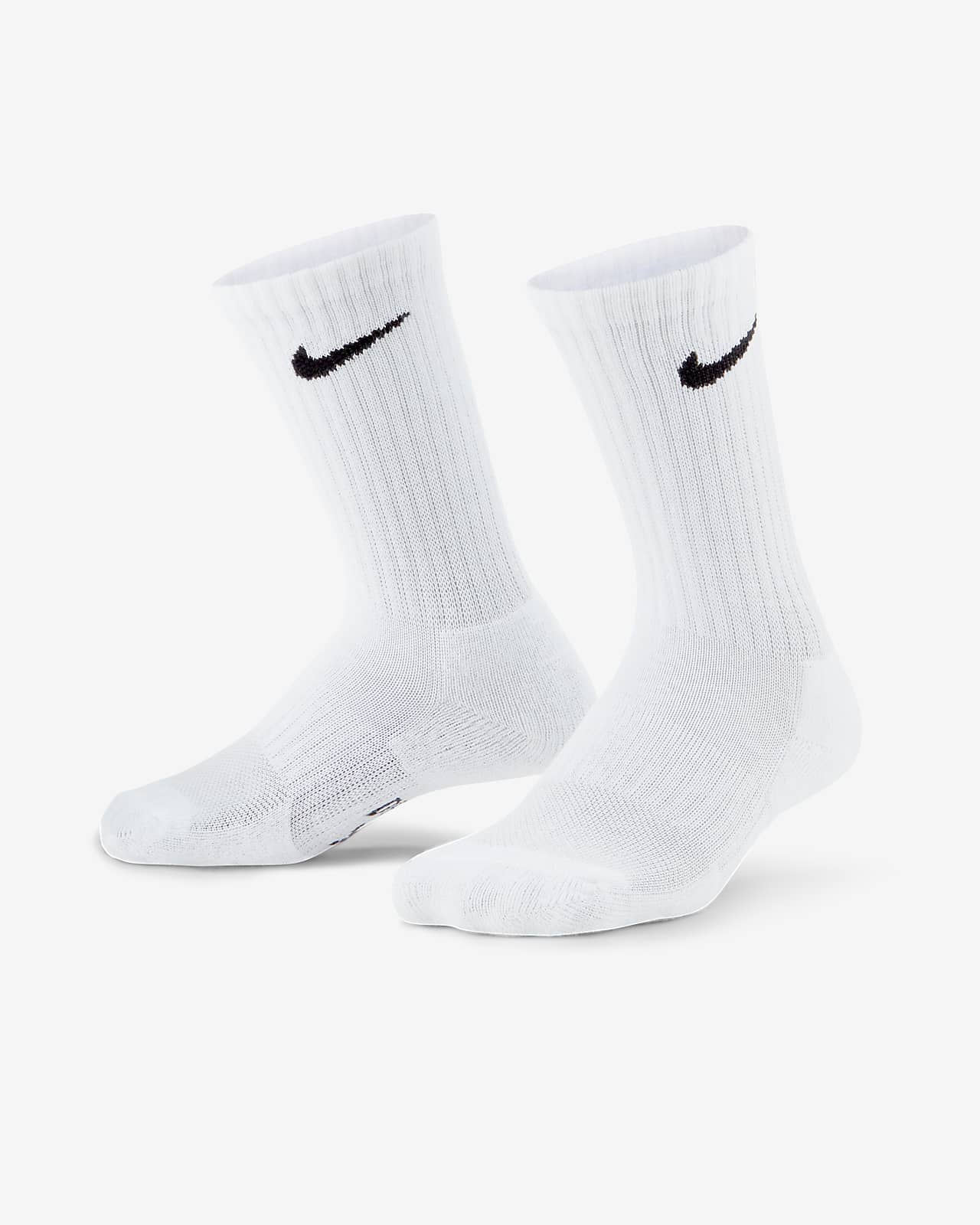 Kaap schelp positie Nike Dri-FIT Little Kids' Cushioned Crew Socks (3 Pairs). Nike.com