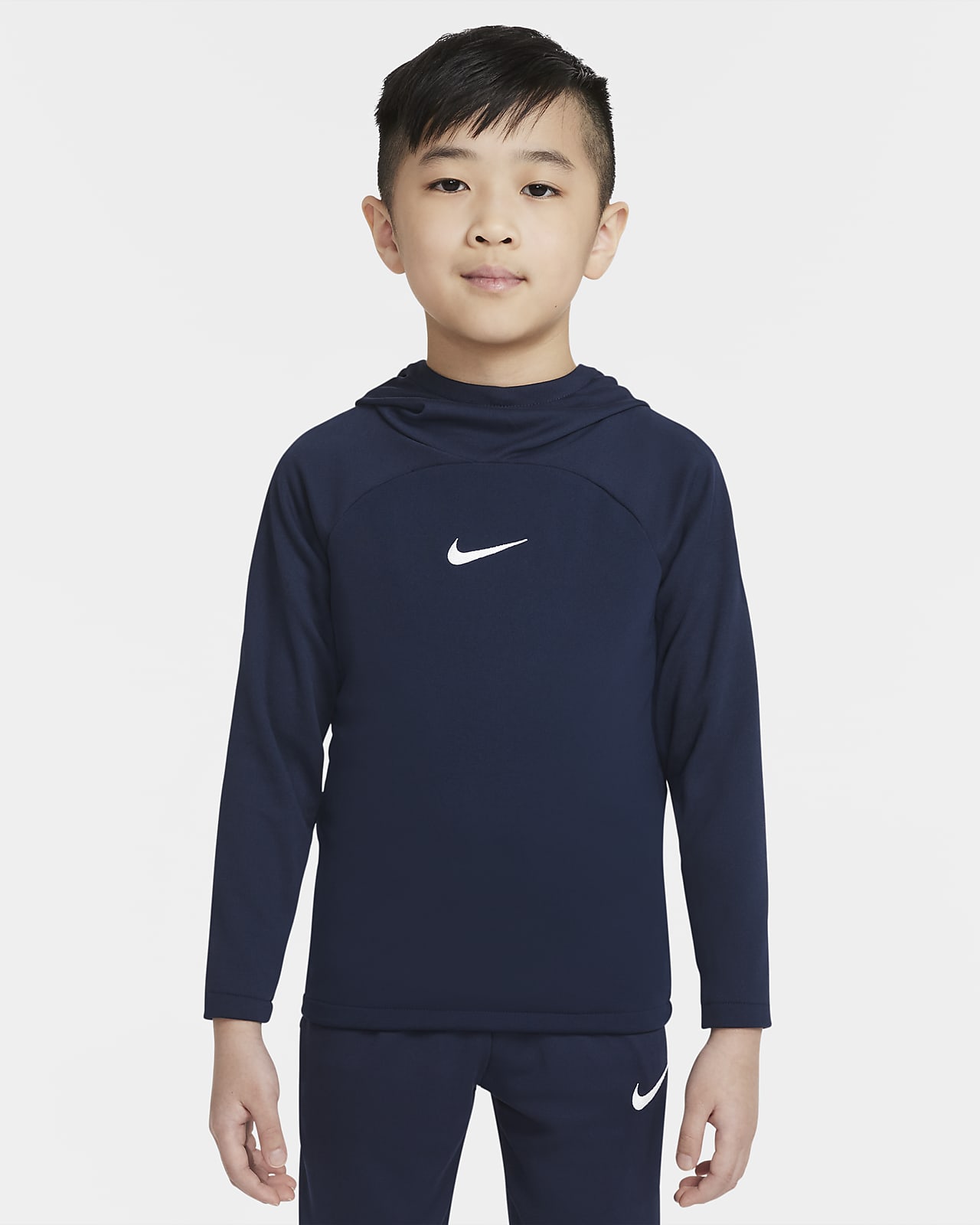 Nike Dri-FIT Academy Pro Younger Kids' Pullover Football Hoodie. Nike SE