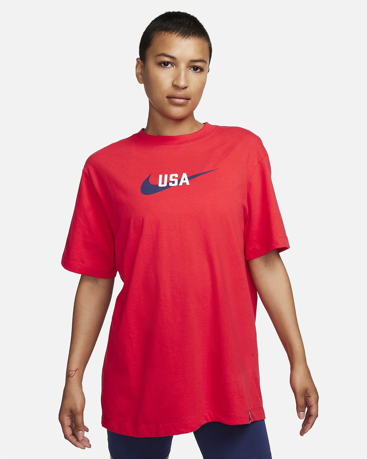 T-Shirt. Swoosh Nike U.S. Women\'s
