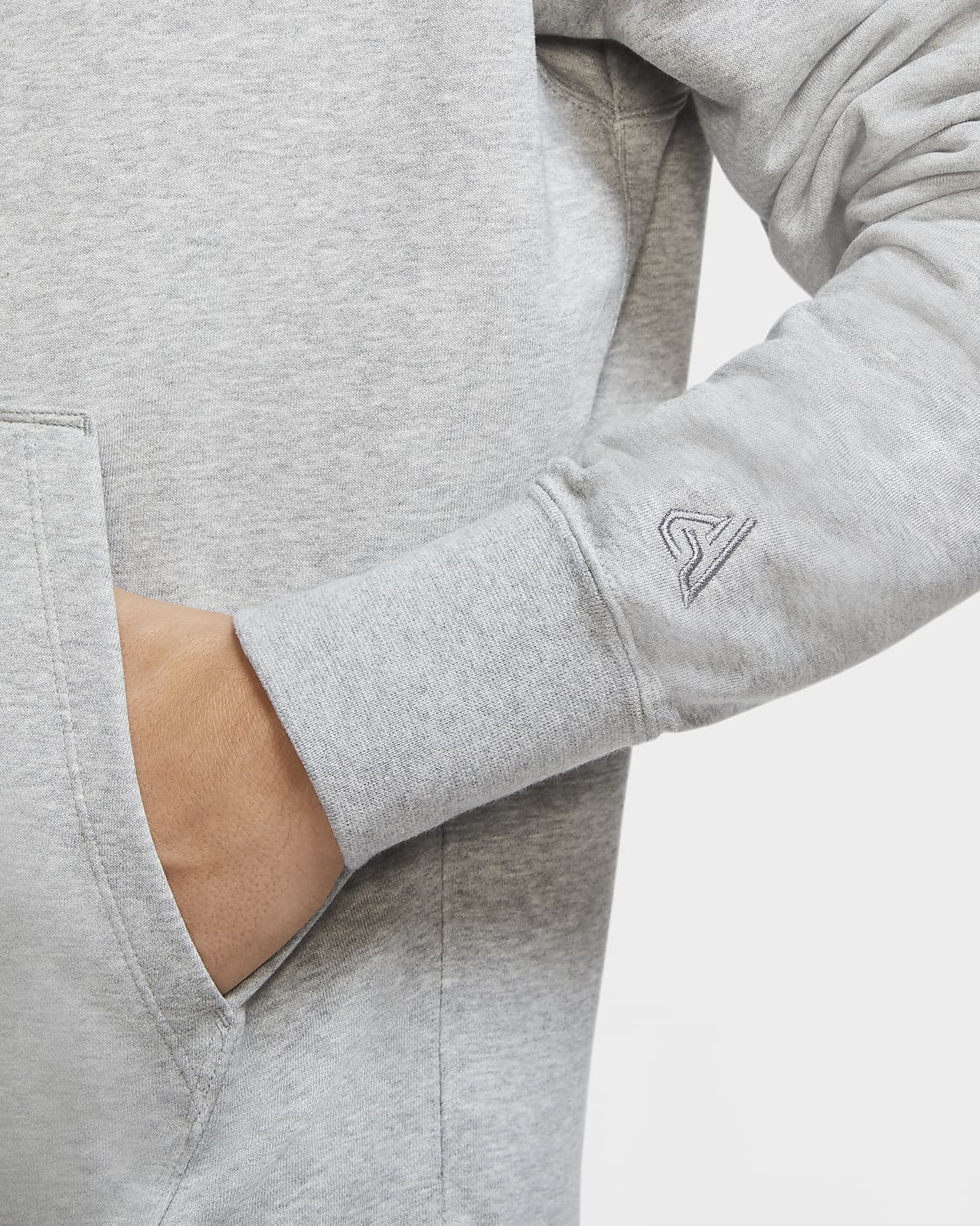 grey nike pullover hoodie