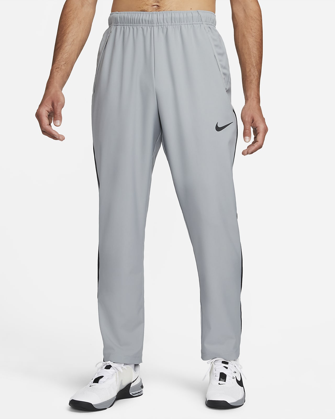 กางเกงทีมเทรนนิ่งขายาวผู้ชายแบบทอ Nike Dri-FIT