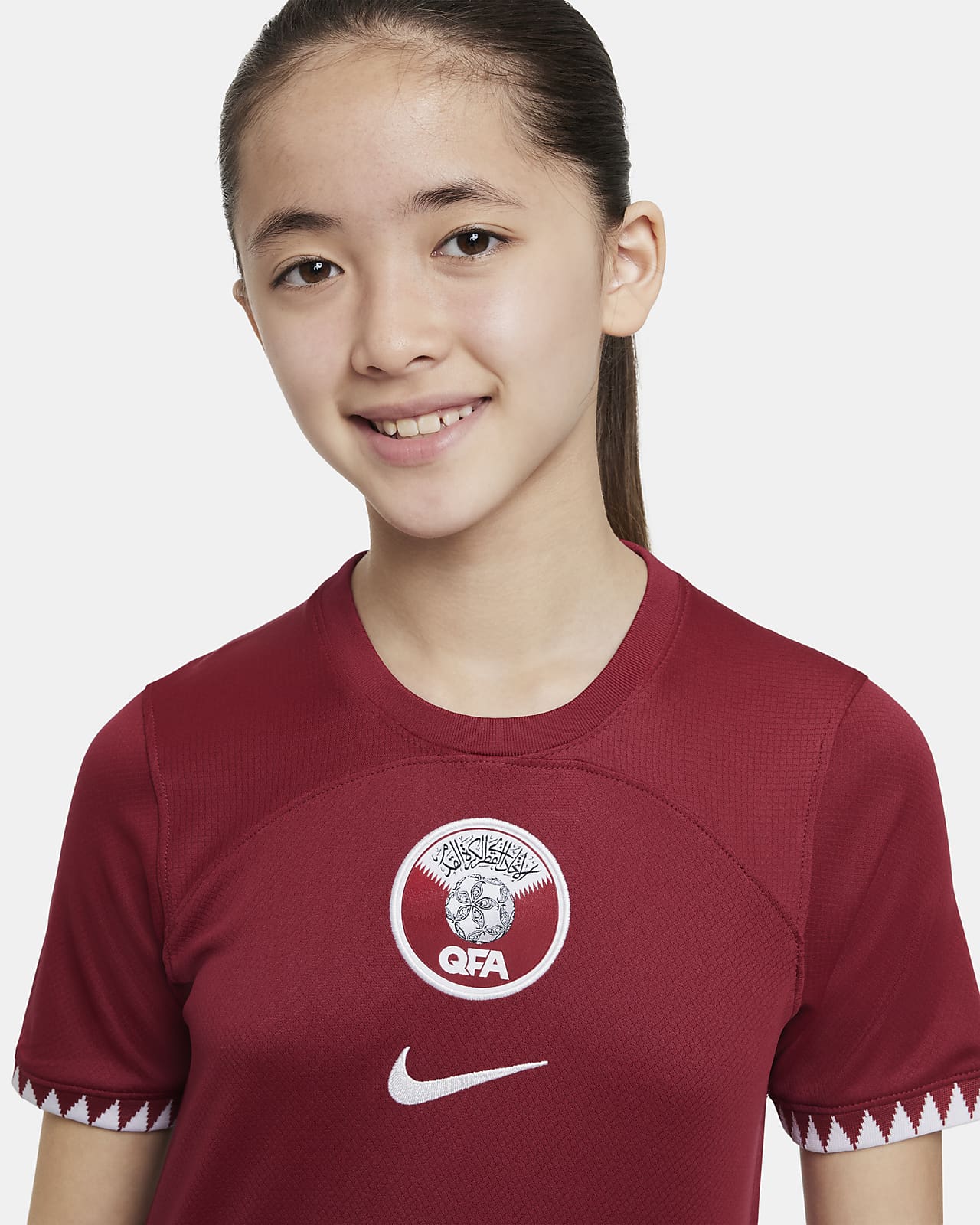 Qatar 2022 23 Stadium Home Older Kids Nike Dri FIT Football Shirt Nike UK qatar-2022-23-stadium-home-older-kids-nike-dri-fit-football-shirt-nike-uk
