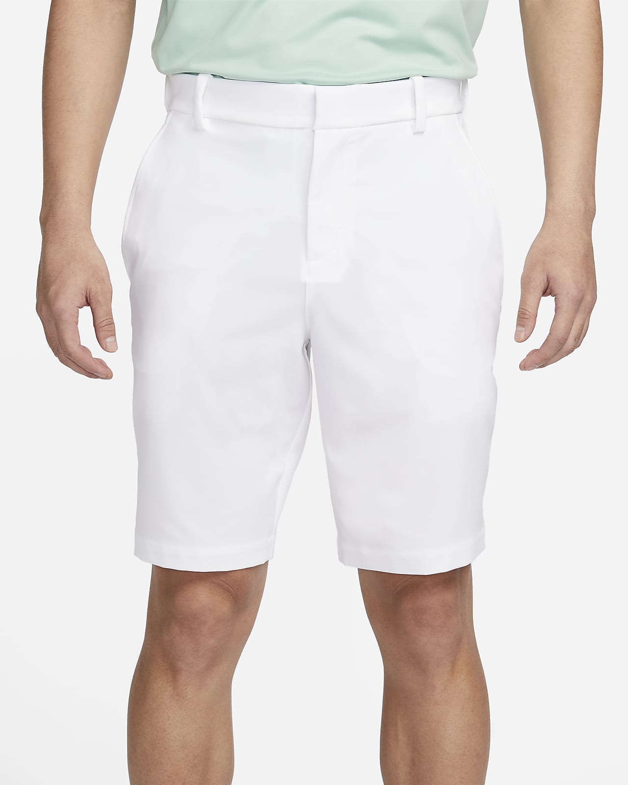 white nike shorts dri fit