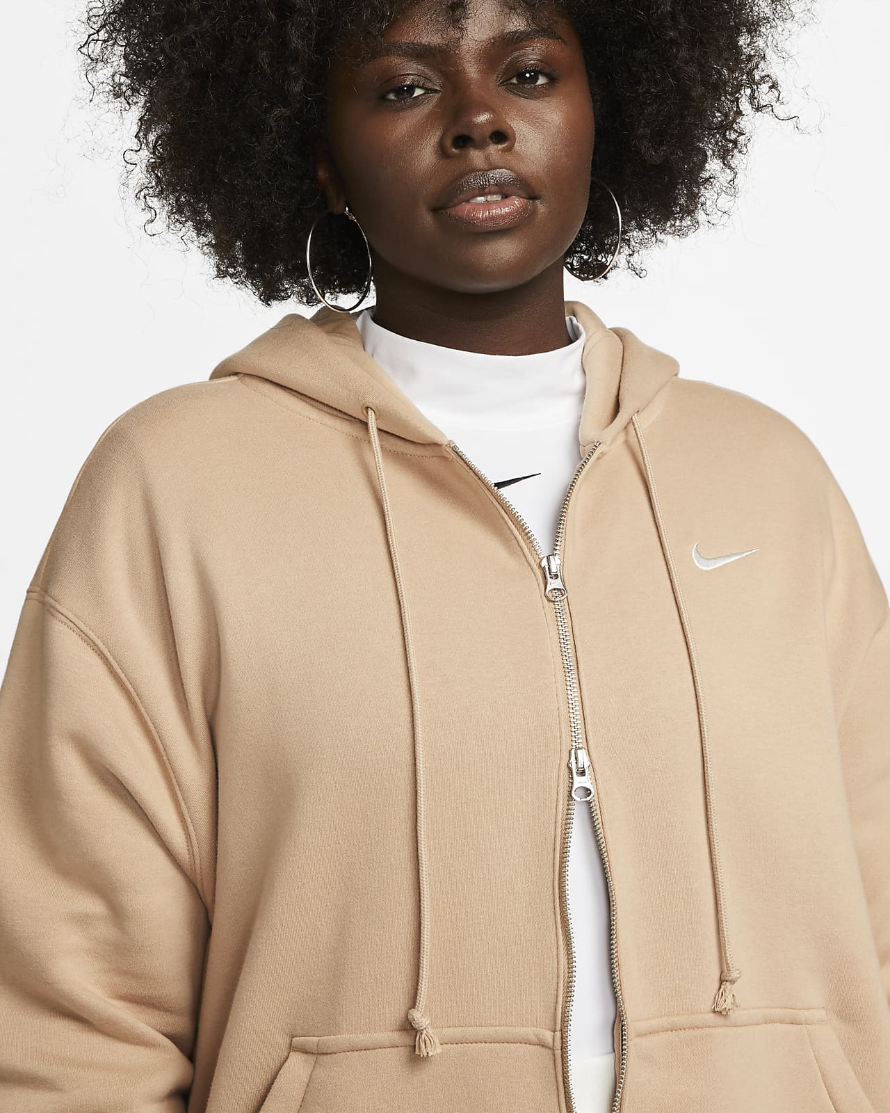 Womens nike zip on sale up