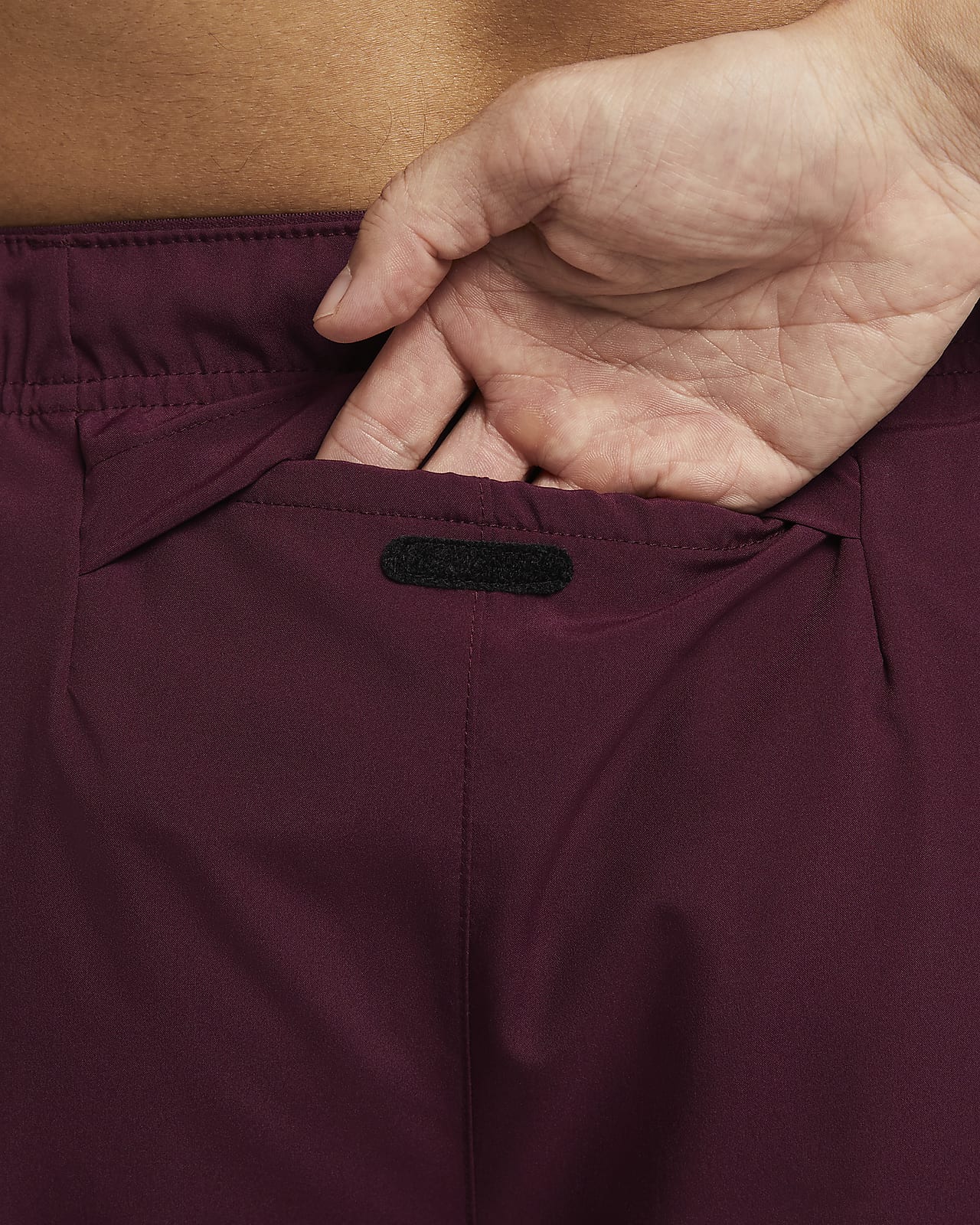 nike woven logo shorts burgundy