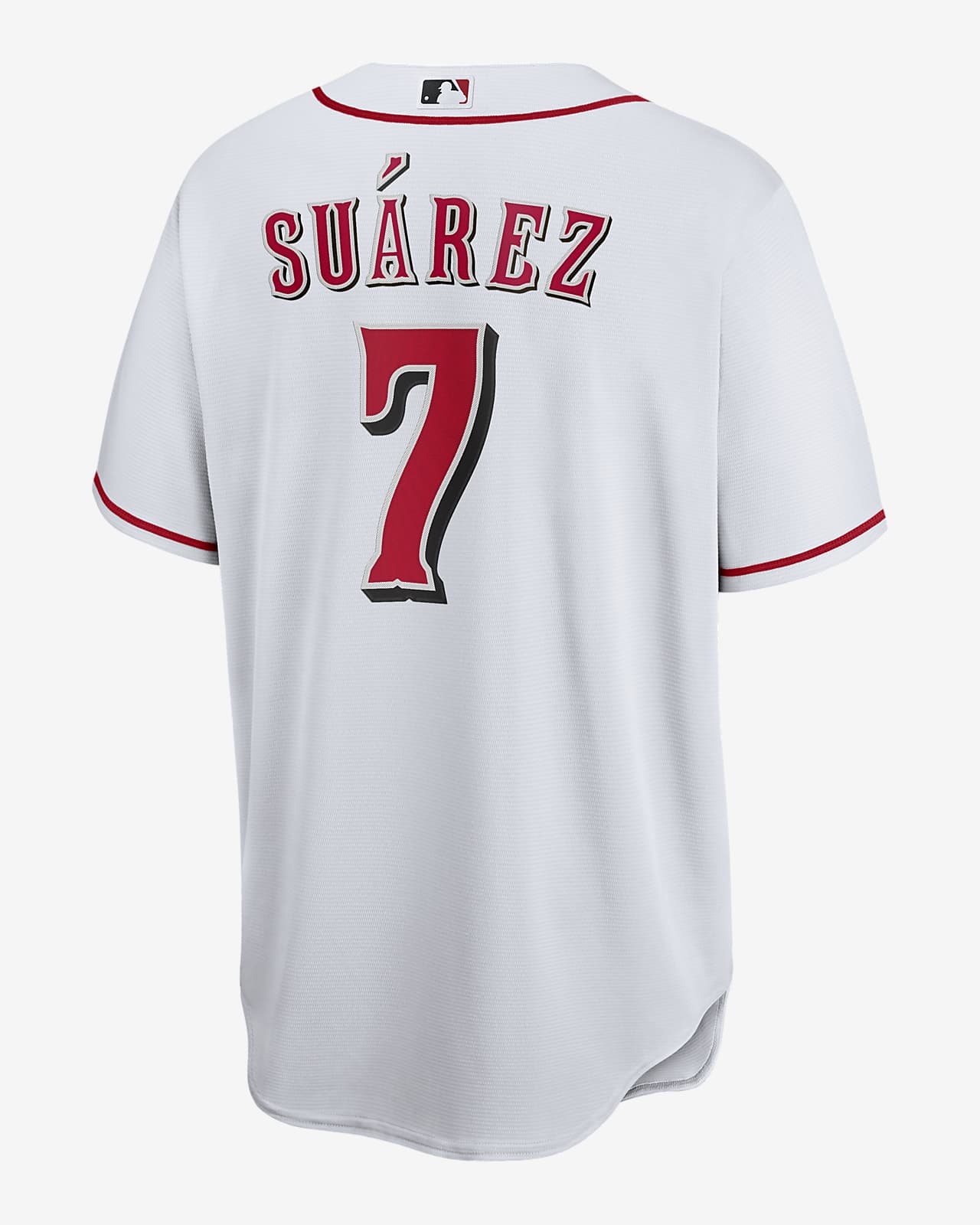 MLB Cincinnati Reds (Eugenio Suarez) Men's Replica Baseball Jersey