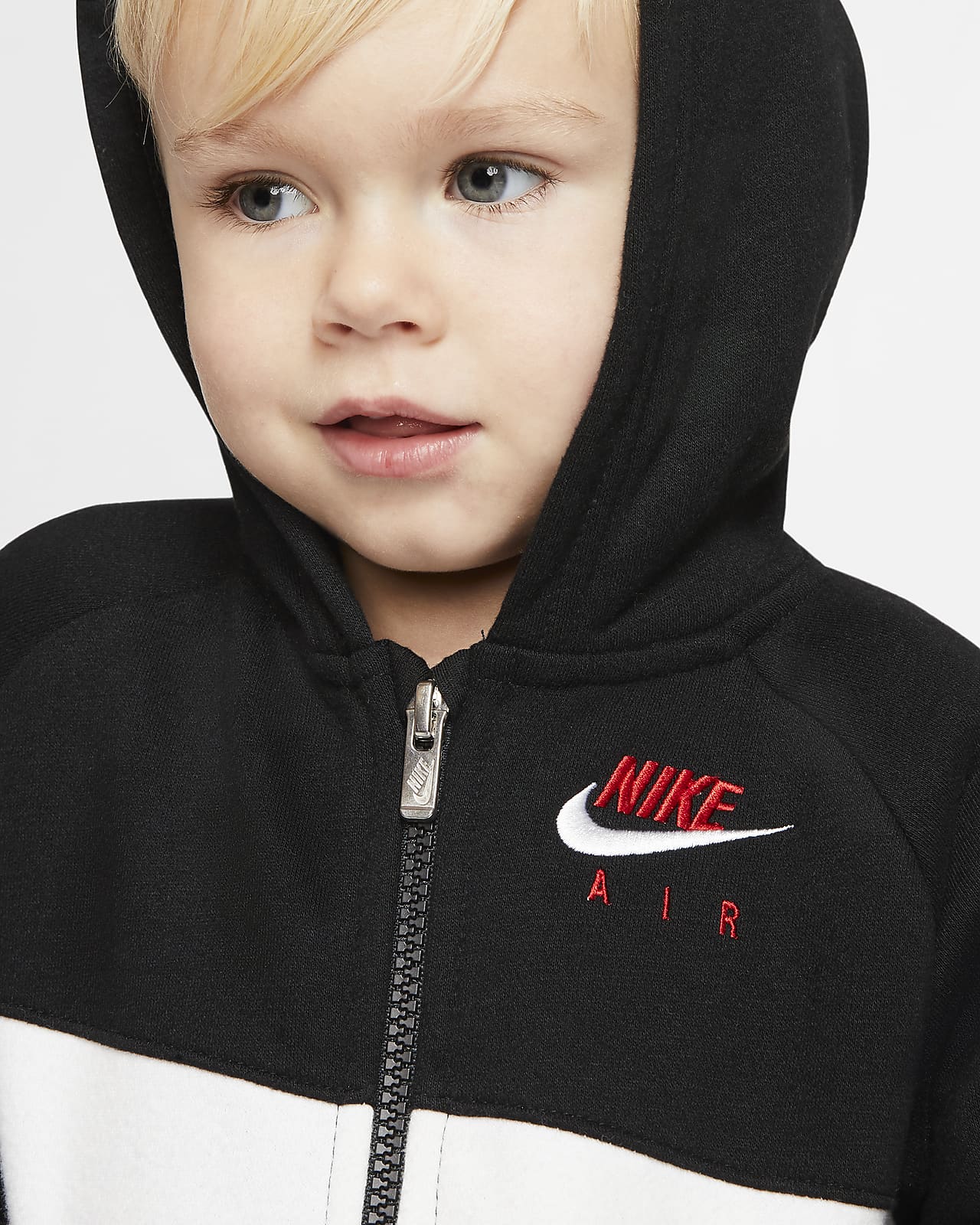 Subrayar Tren emocionante Conjunto de sudadera con capucha y pantalones de entrenamiento para bebé  Nike Air (12 a 24 meses). Nike.com