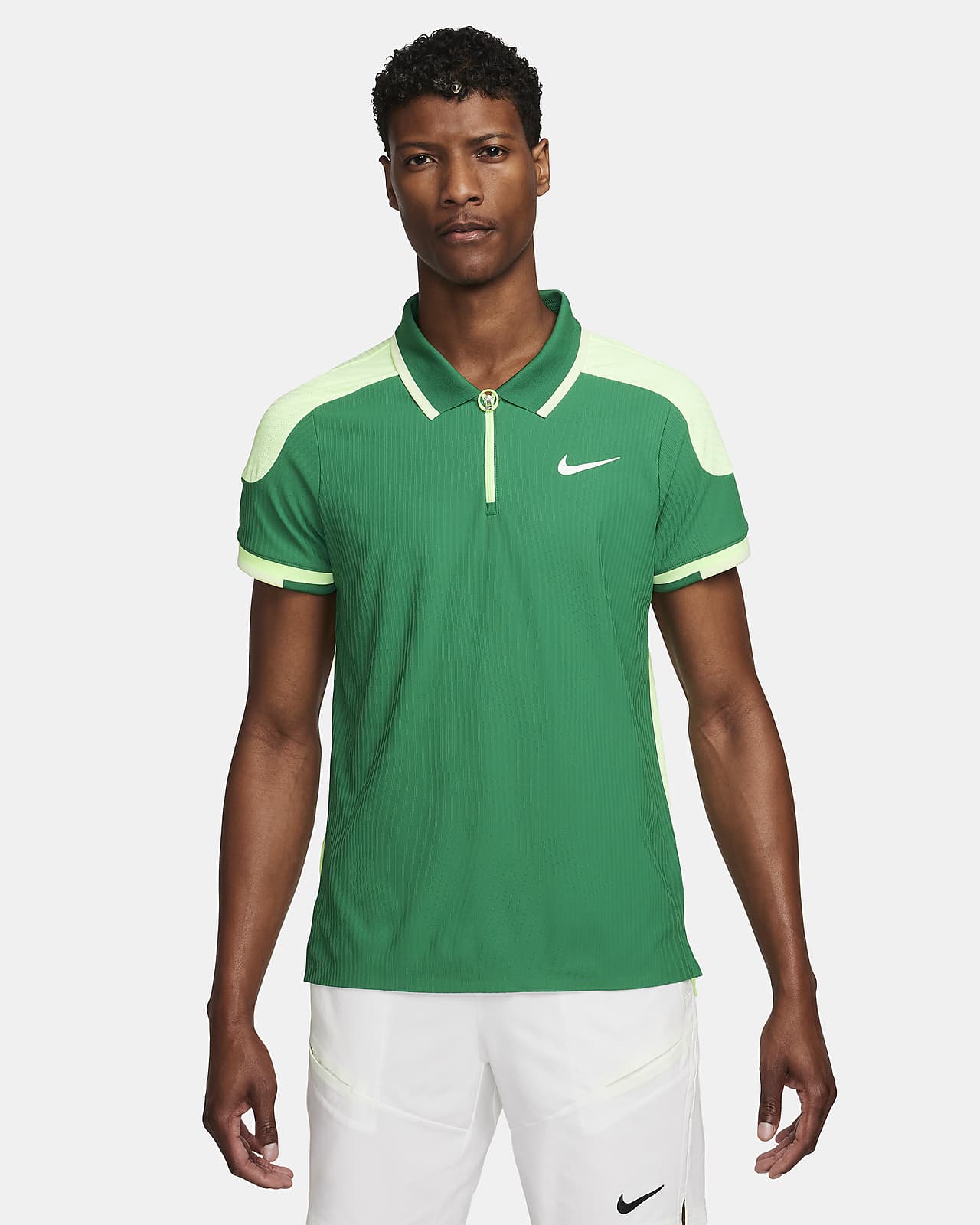 NIKE TENNIS NikeCourt Slam Straight-Leg Logo-Print Dri-FIT Tennis