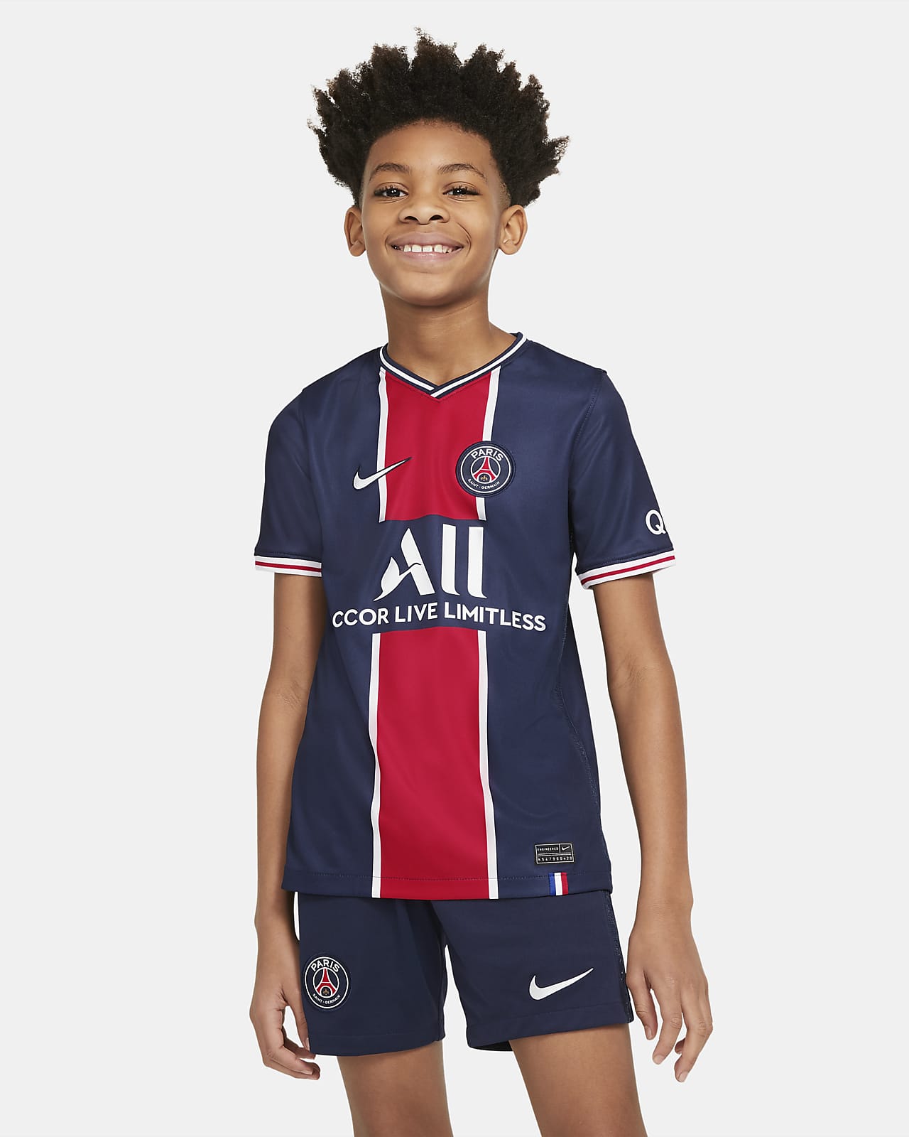 Primera equipación Stadium París Saint-Germain 2020/2021 Camiseta de fútbol  - Niño/a. Nike ES
