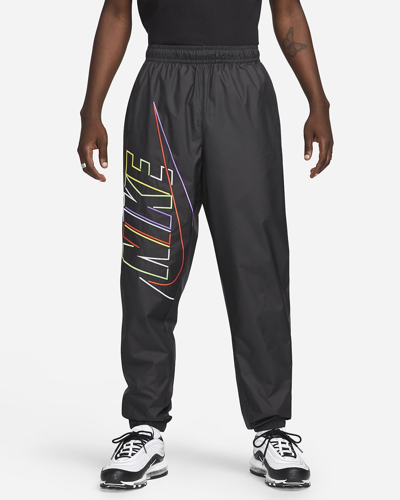 Nike men's nylon trackpants  Athletic outfits, Nylon pants, Nike men