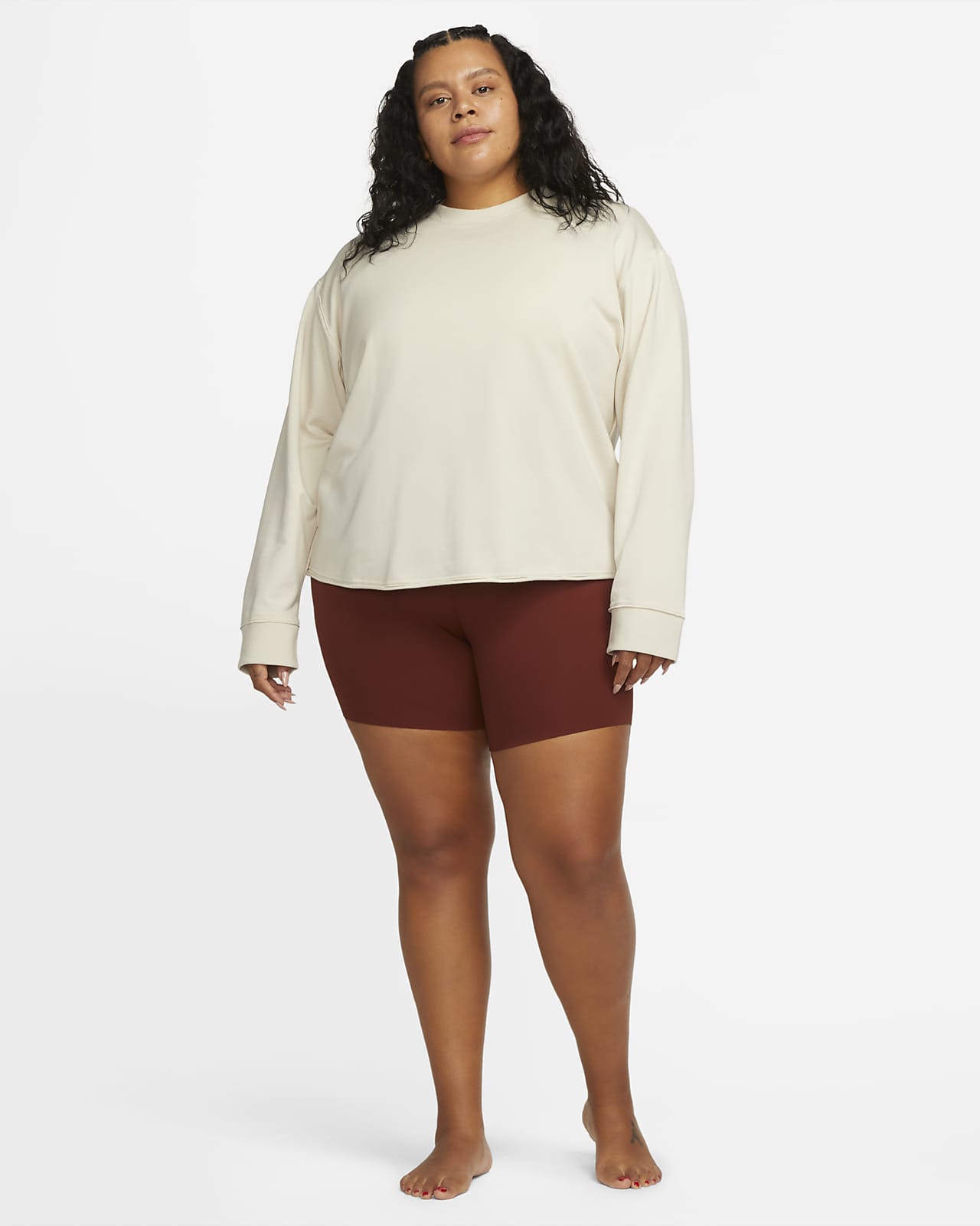 Nike Yoga Dri-FIT Women's Fleece Hoodie (Plus Size) - SU22