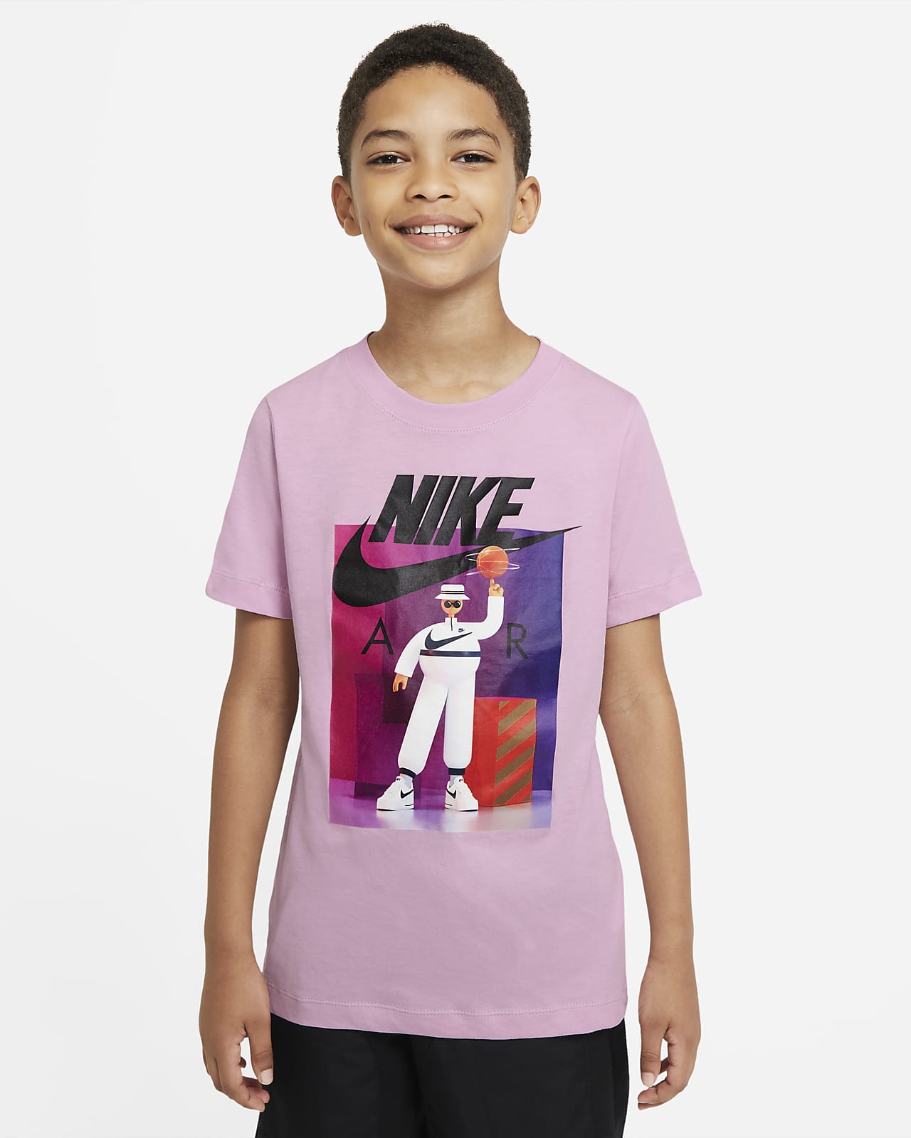 boys purple nike shirt
