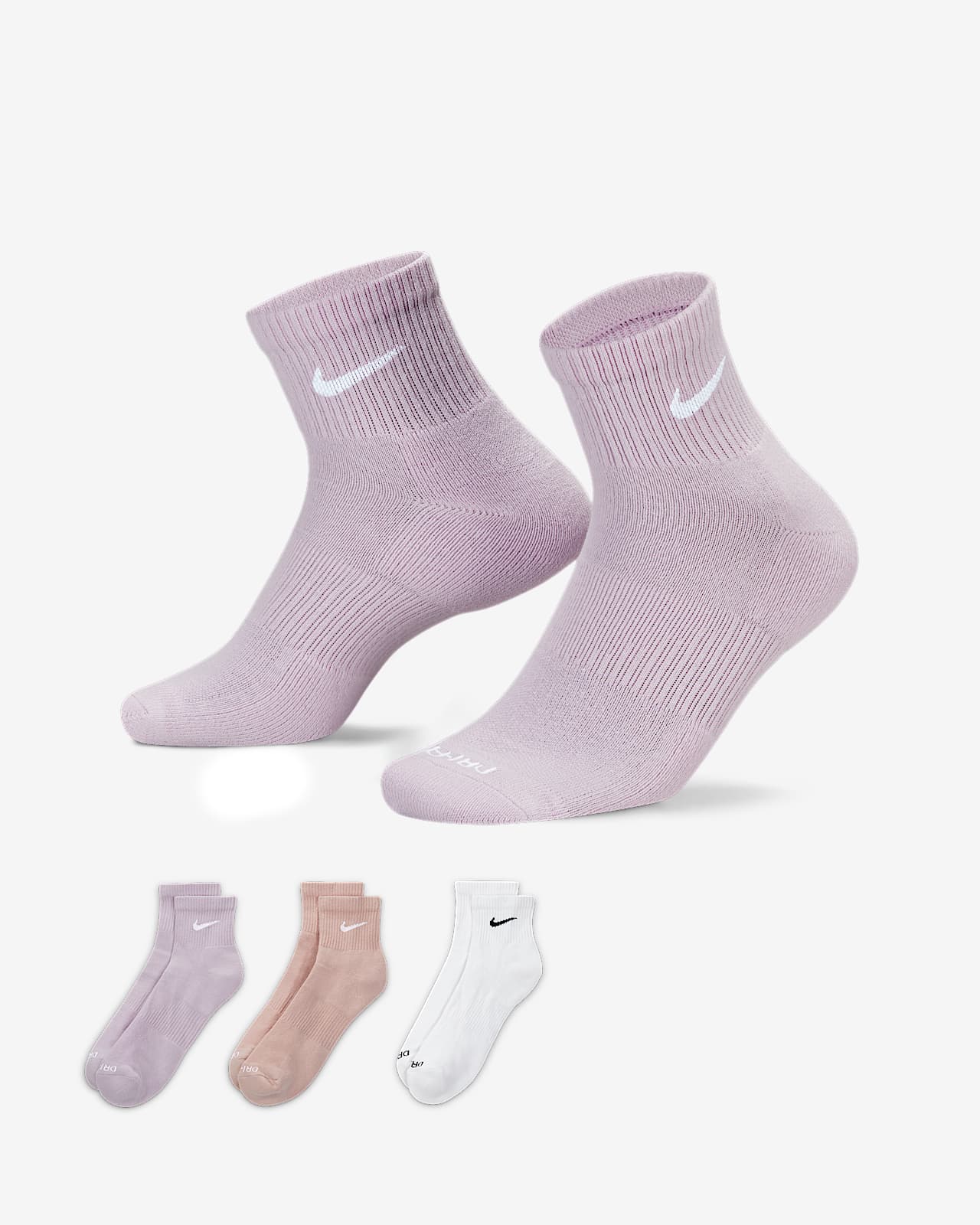 Calze da training alla caviglia Nike Everyday Plus Cushioned (3 paia). Nike  IT