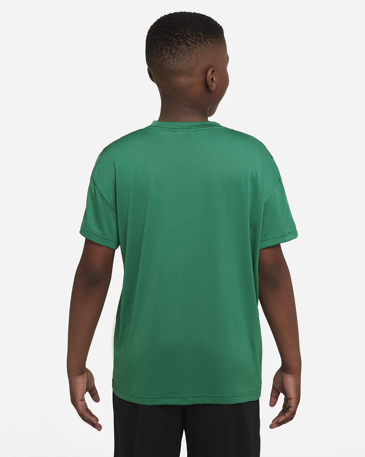 Nike Dri-FIT Big Kids' (Boys') Short-Sleeve Training Top (Extended Size ...