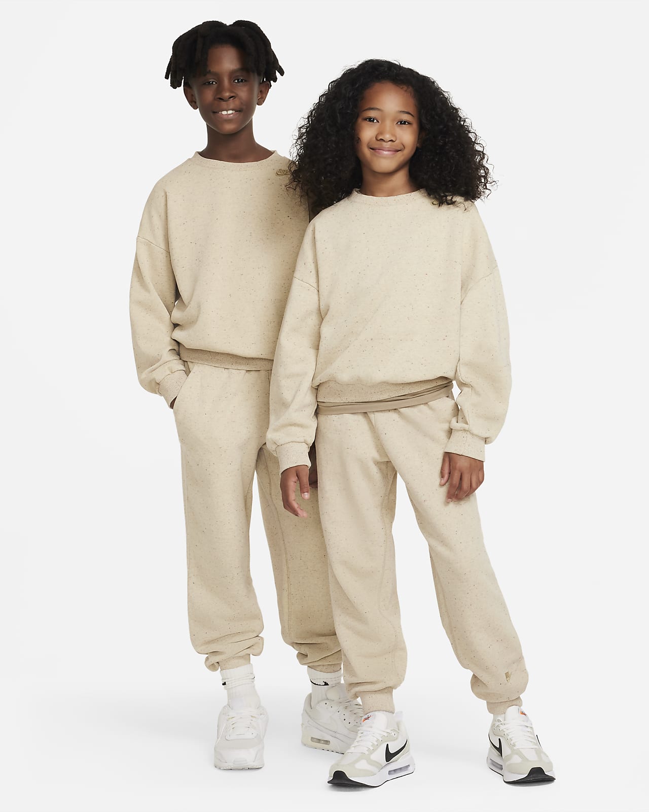 Sudadera oversized niños talla Nike Sportswear Icon Fleece. Nike