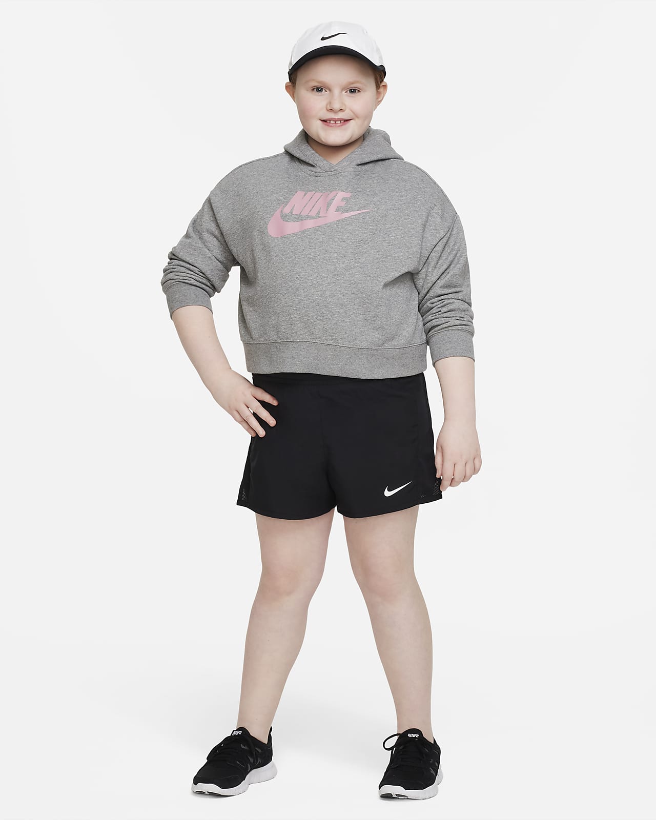 erupción roble Posteridad Nike Dri-FIT Big Kids' (Girls') Running Shorts (Extended Size). Nike.com