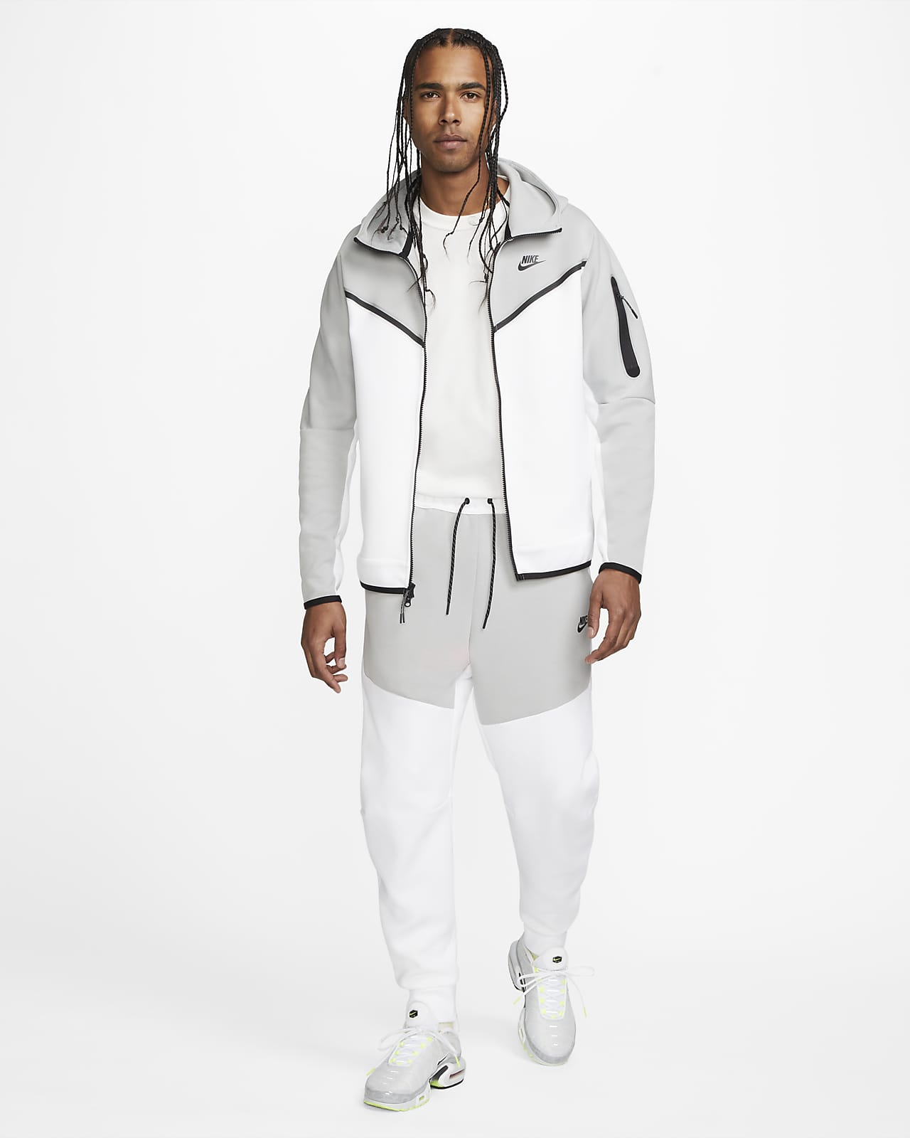 Nike Tech Fleece Blanc | estudioespositoymiguel.com.ar
