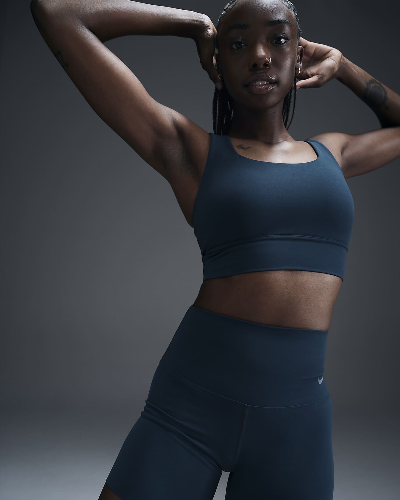 Nike Zenvy Women's Medium-Support Padded Longline Sports Bra