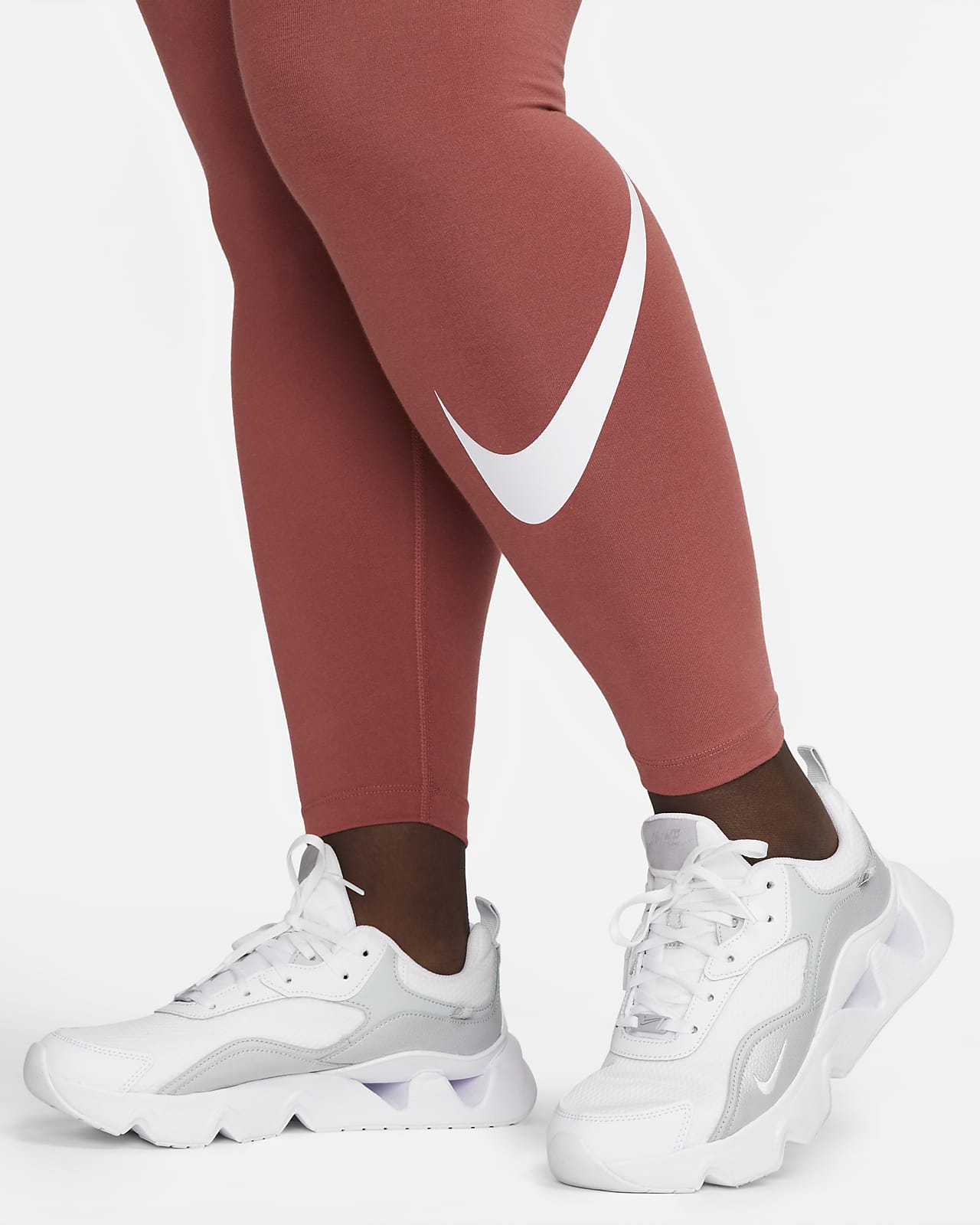heuvel Auroch output Nike Sportswear Essential Women's Mid-Rise Swoosh Leggings (Plus Size). Nike .com