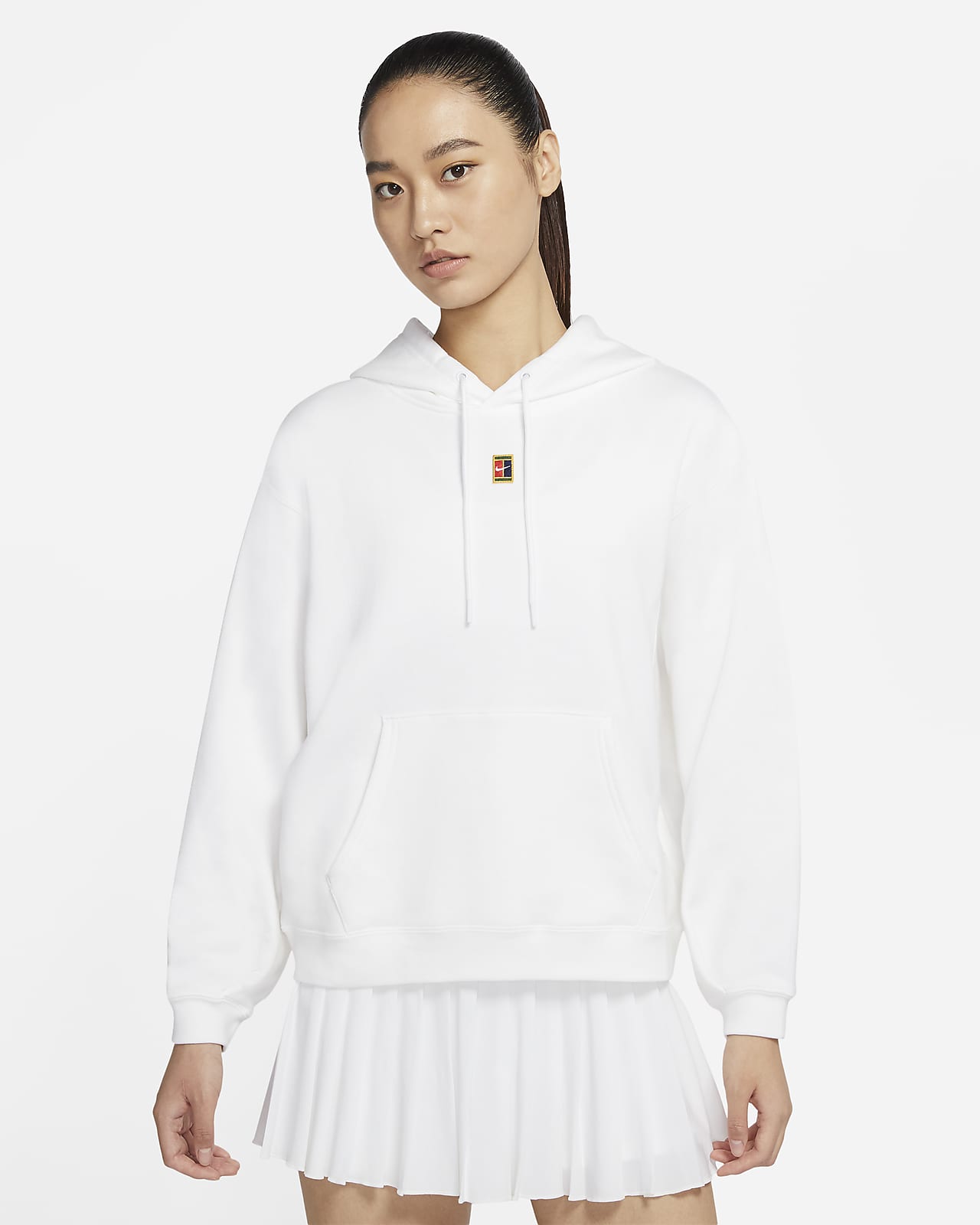 nike fleece tennis hoodie