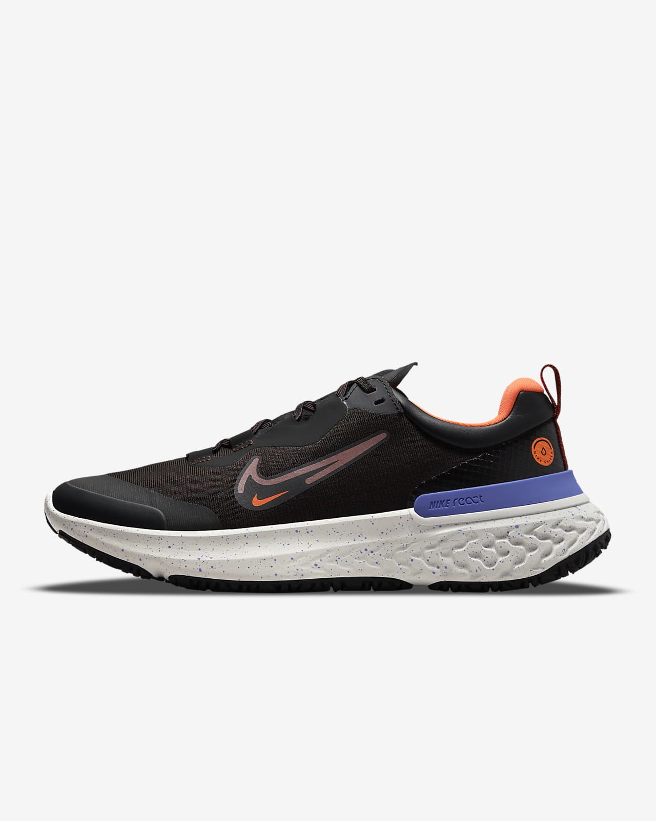 Chaussures de running sur route à l'épreuve des intempéries Nike React  Miler Shield pour Homme. Nike BE