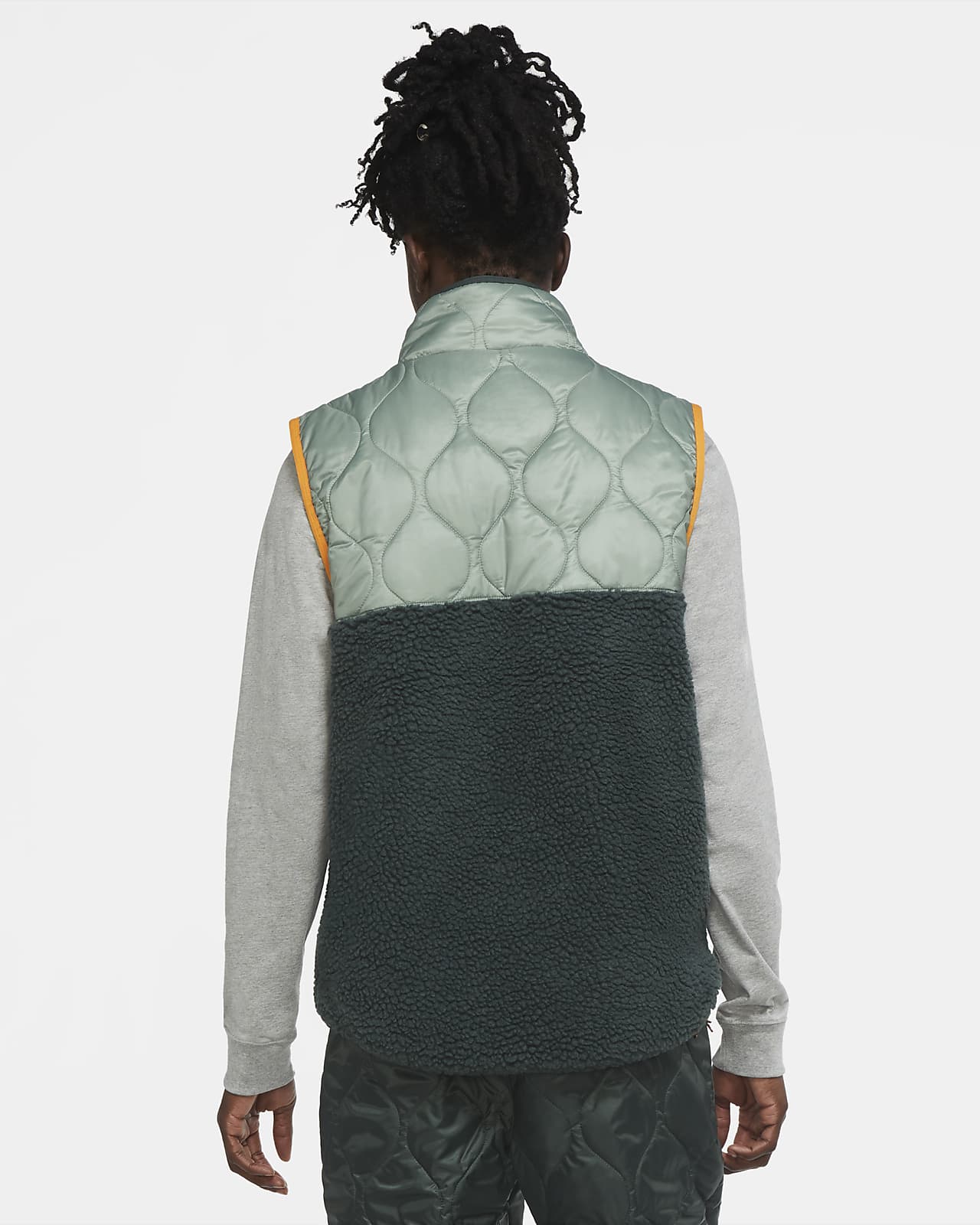 nike hoodie vest mens