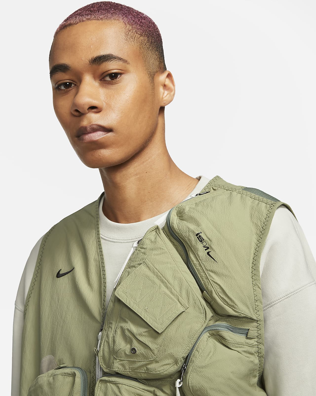 Nike Acg Mesh-panel Utility Gilet in White for Men