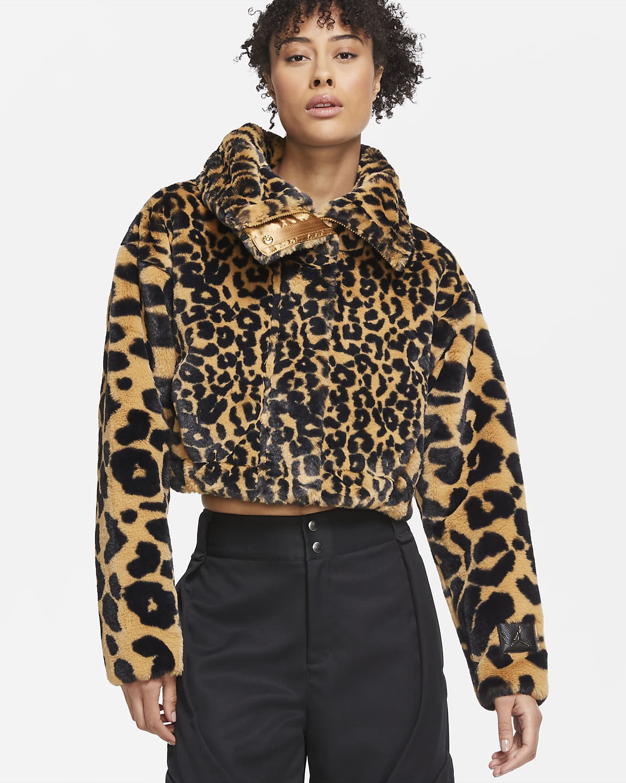nike animal print jacket