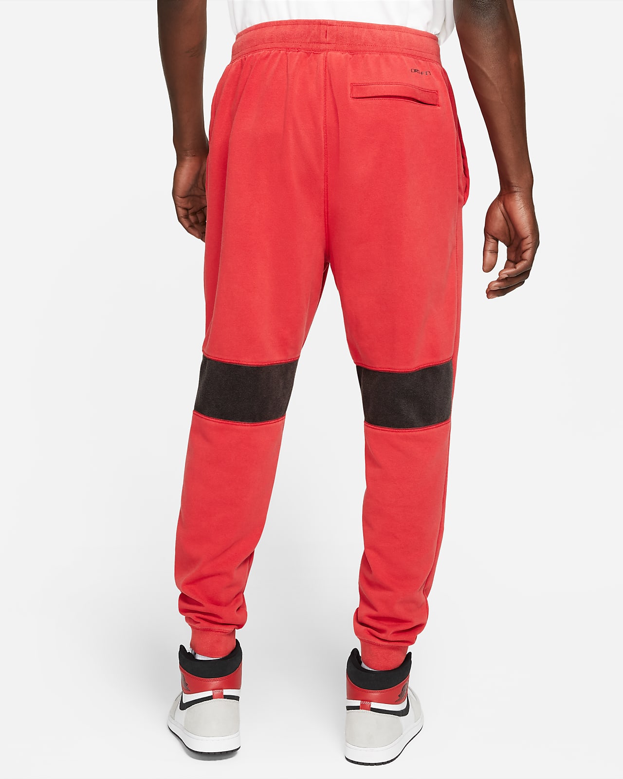 jordan red fleece pants