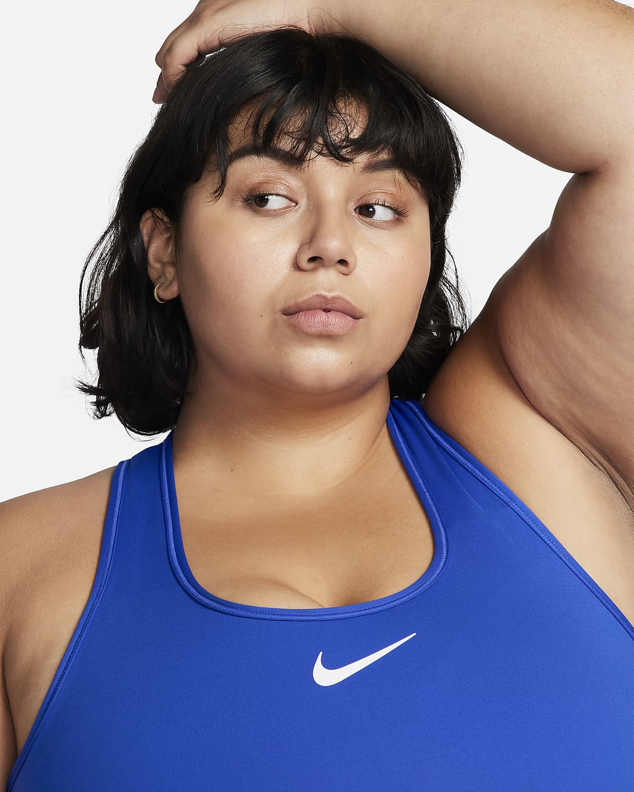 Nike Swoosh Medium-Support Women's Padded Monogram Sports Bra. Nike IN