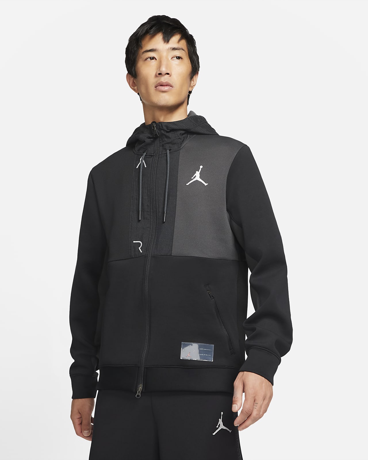 nike dry overlay full zip hoodie