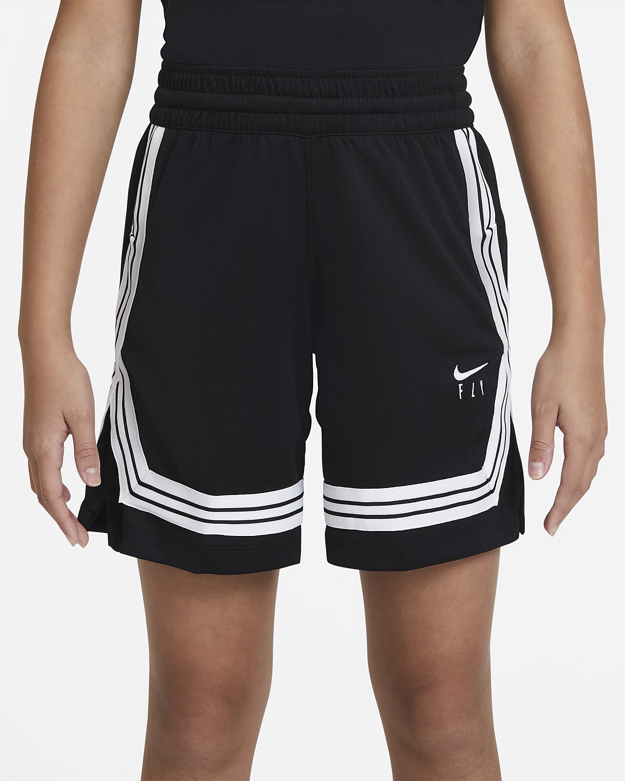 Nike Dri-FIT Fly Crossover Big Kids' (Girls') Basketball Shorts (Extended  Size).