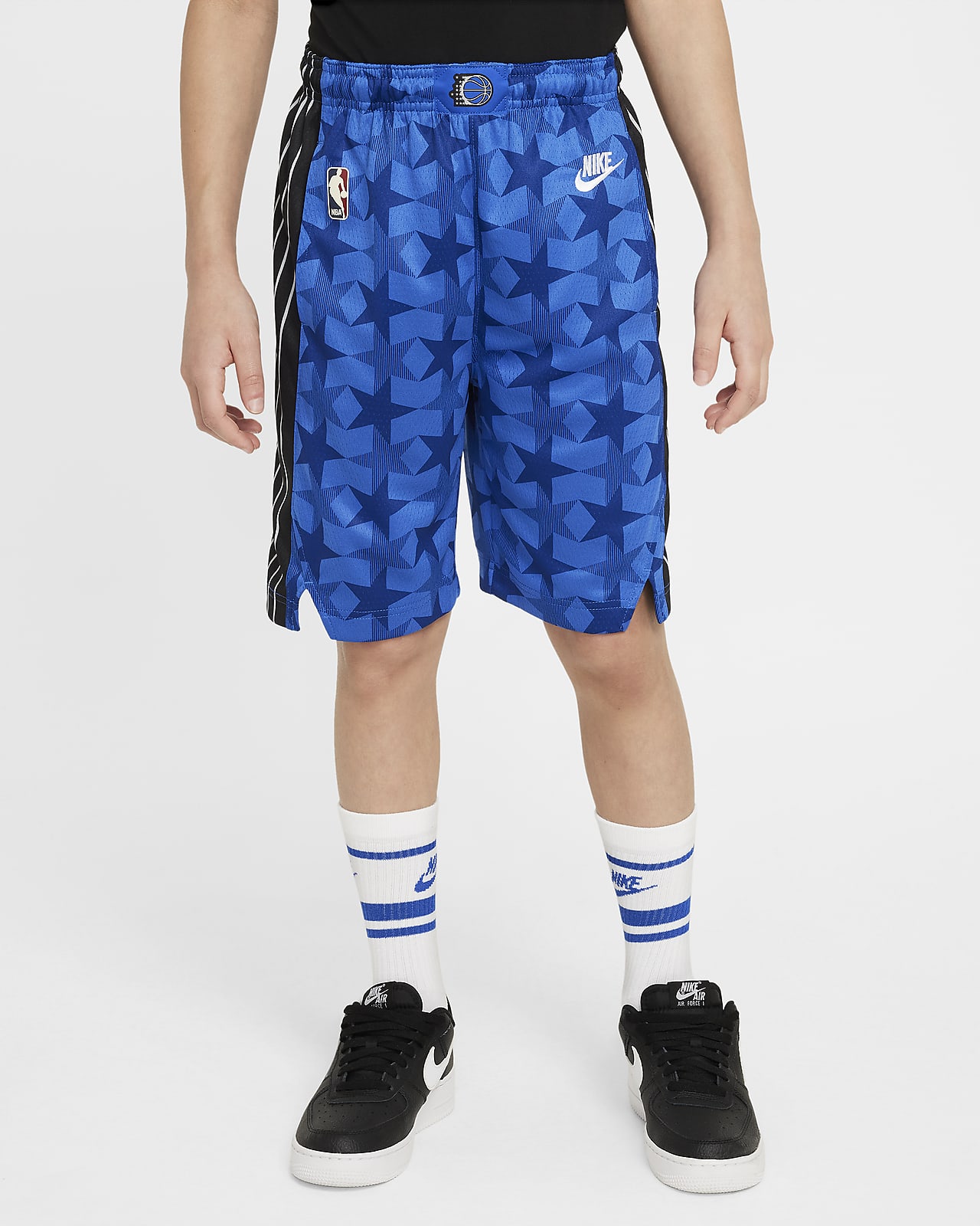 Orlando Magic 2023/24 Hardwood Classics Nike Dri-FIT NBA Swingman-shorts til større børn (drenge)