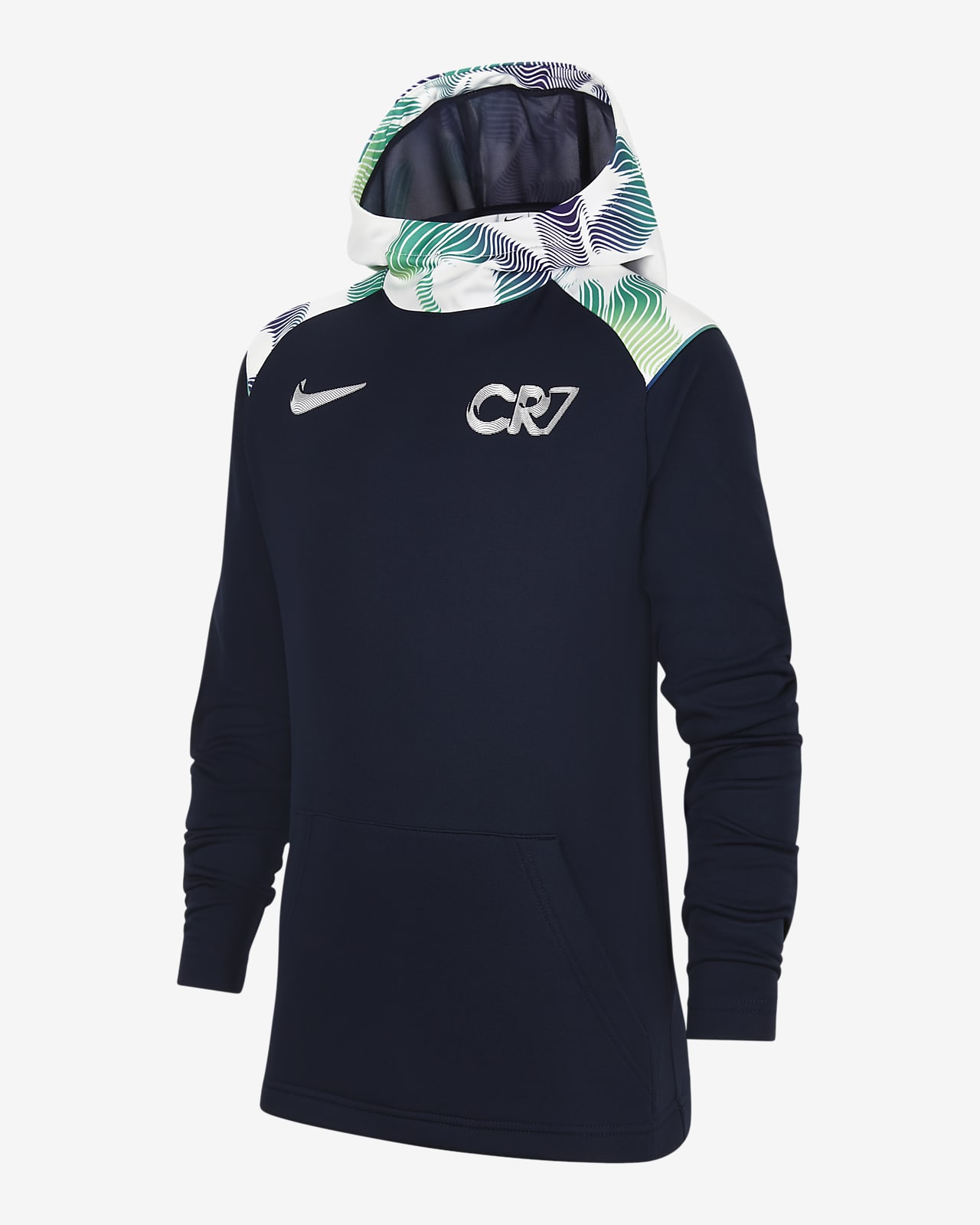 Felpa da calcio pullover con cappuccio Nike Dri-FIT CR7 - Ragazzi. Nike CH