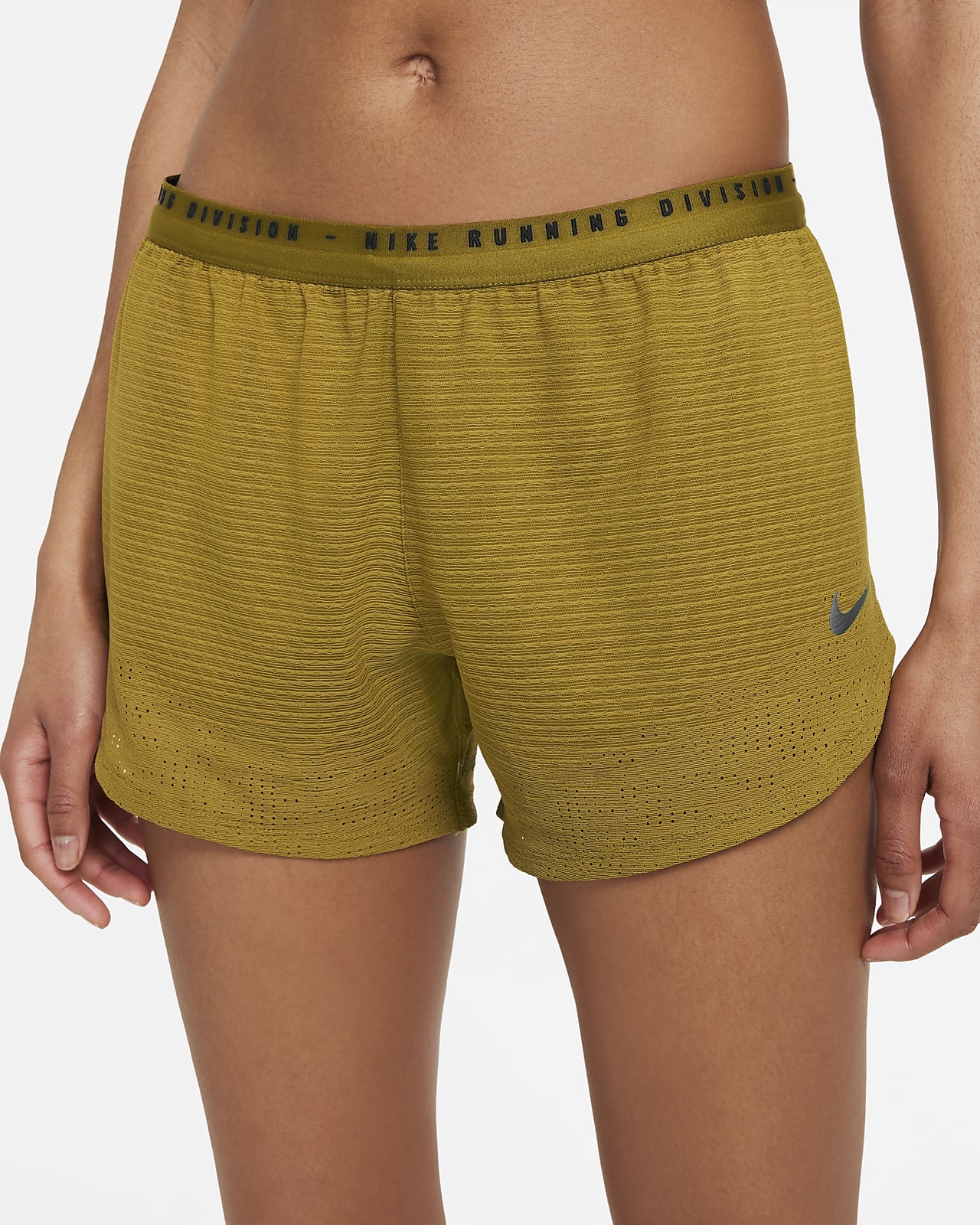 Nike running shorts yellow Clearance